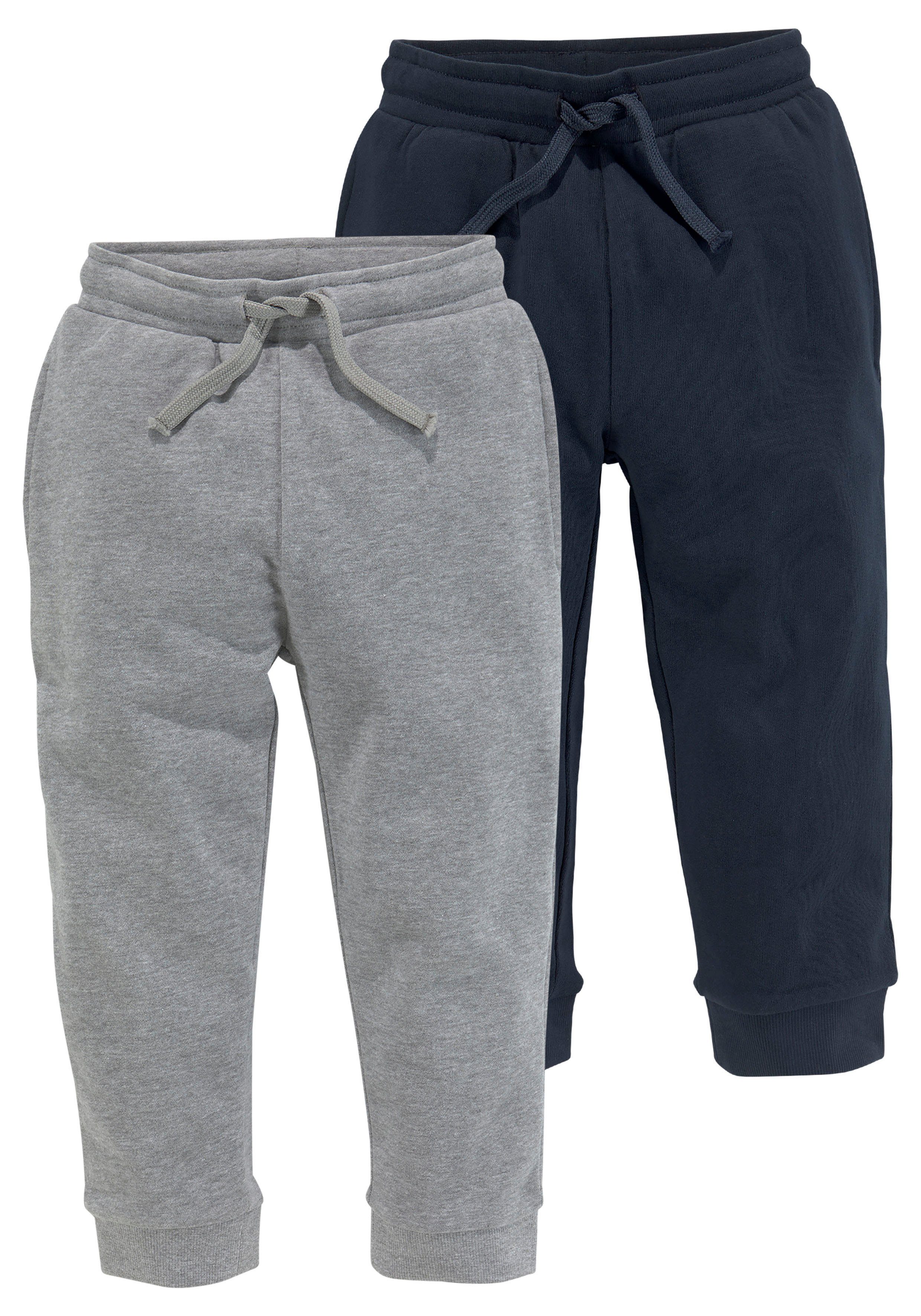 KIDSWORLD Sweatbroek 2-pack joggingbroeken altijd een passende broek erbij (2-delig, Set van 2)