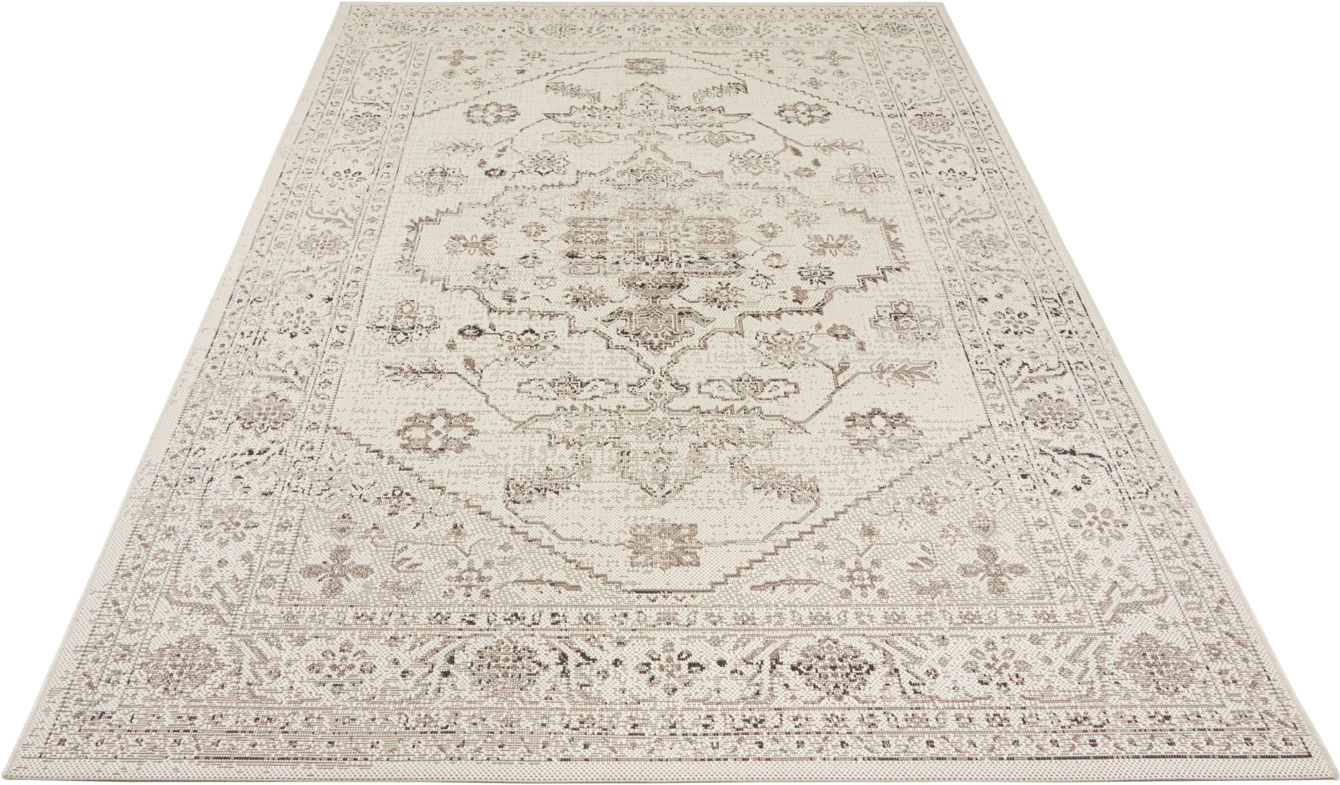 NORTHRUGS Vloerkleed Navarino In- & outdoor, vloerkleed, vintage, oriëntaals, balkon, woonkamer