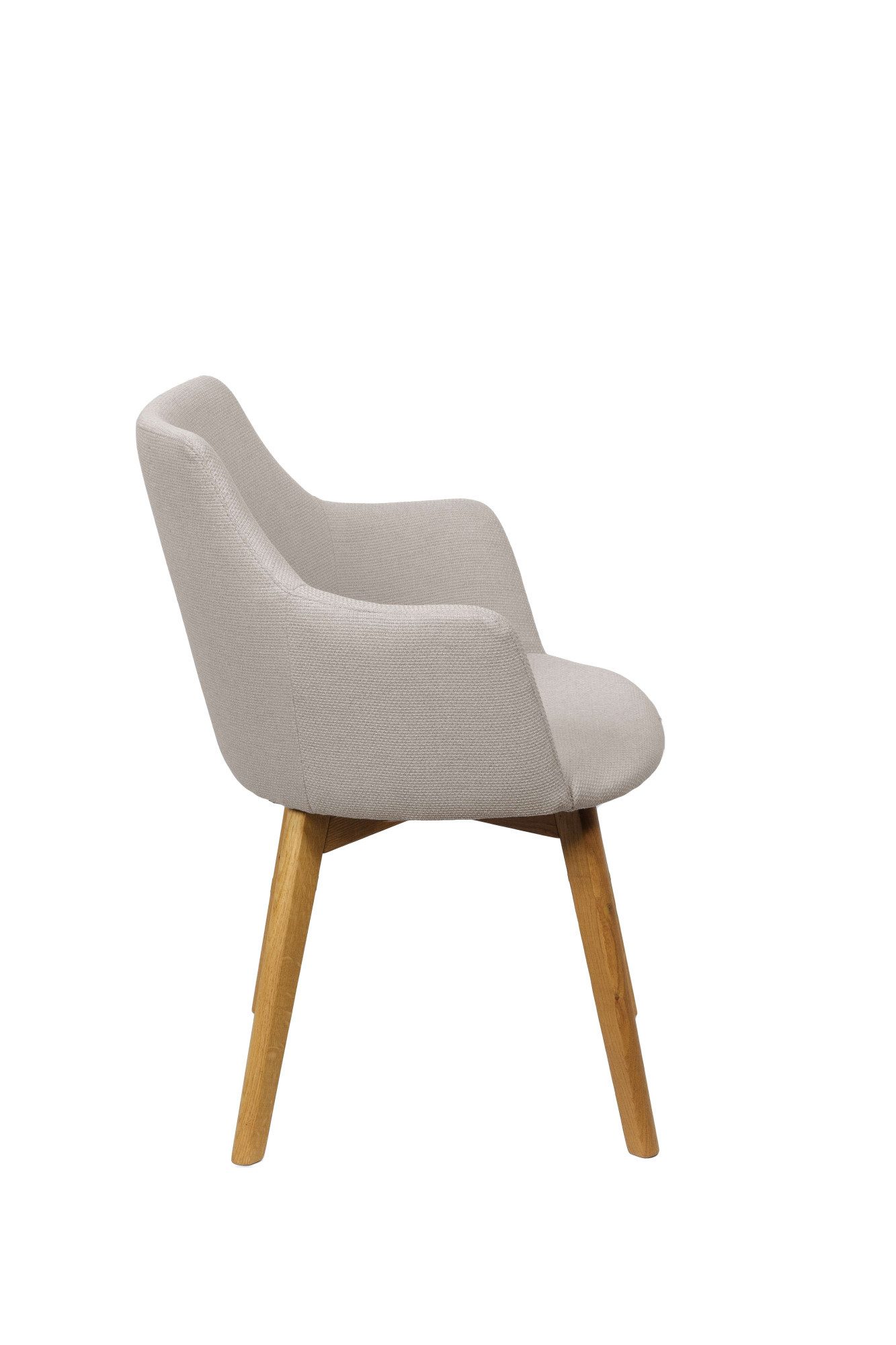 Home affaire Stoel met armleuningen Ena eettafelstoel, gestoffeerde fauteuil, woonstoel, eetstoel met armleuningen (set, 2 stuks)