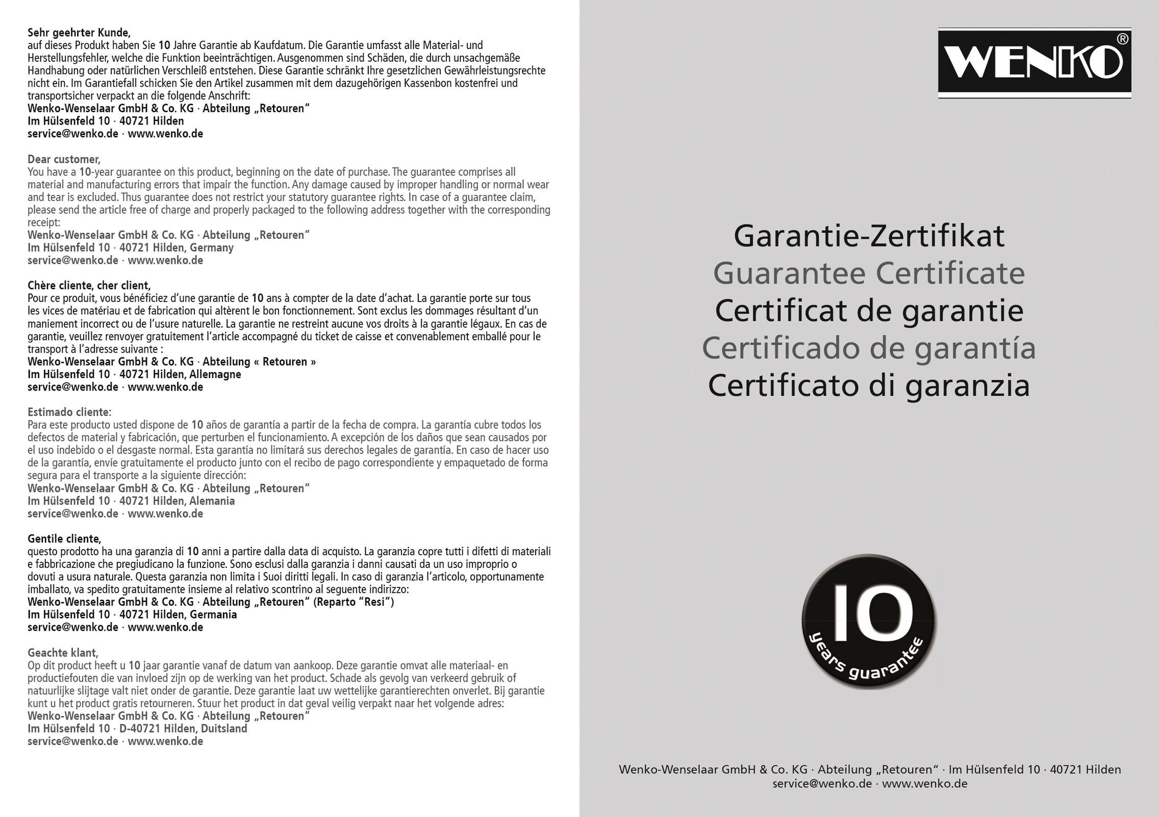 WENKO Hoekrek Premium 2 verdiepingen