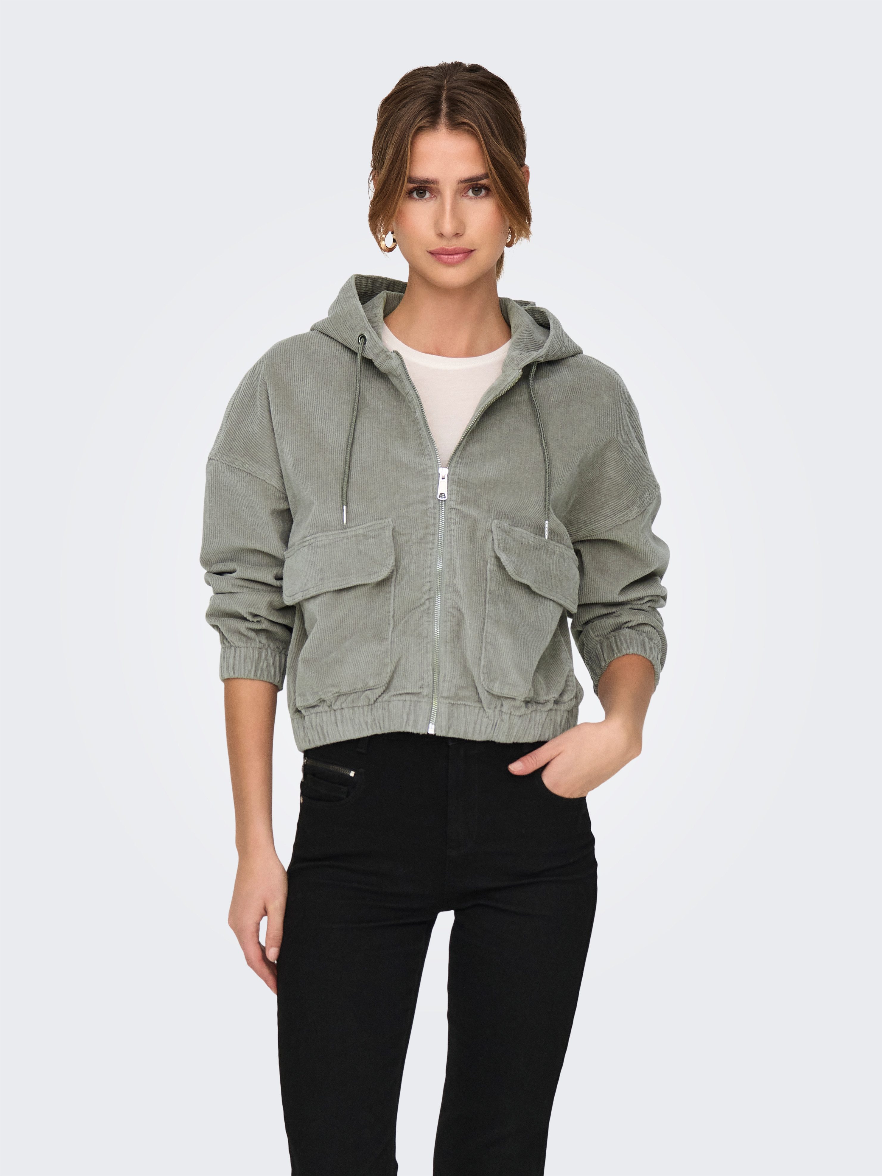 Only Cordjasje ONLKENZIE L/S CORD JACKET PNT NOOS