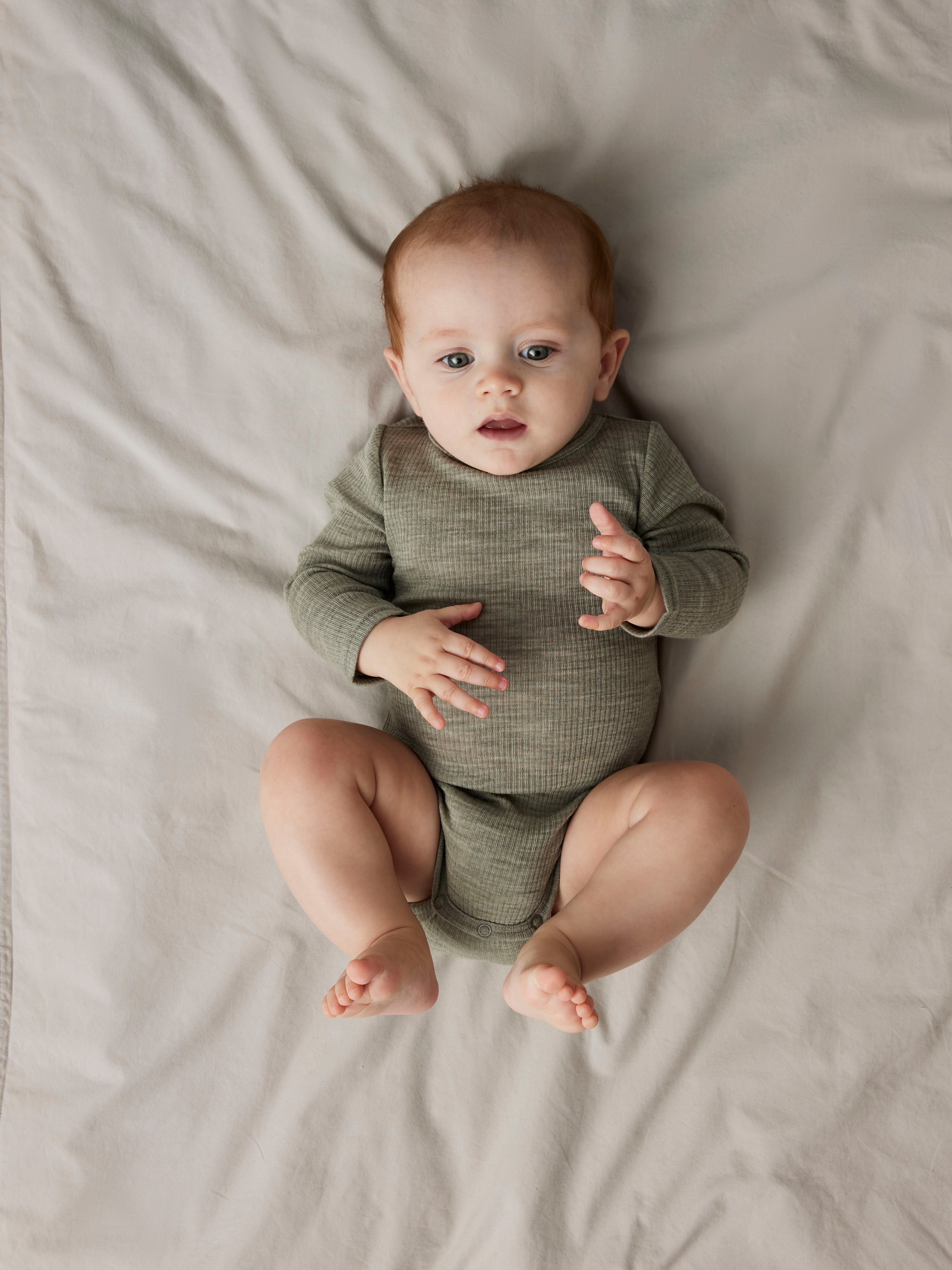 Name It Body met lange mouwen NBNWAX WOOL RIB LS BODY NOOS