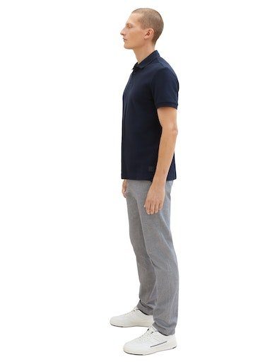 Tom Tailor Chino met een stijlvolle structuur (2-delig, Inclusief ceintuur)