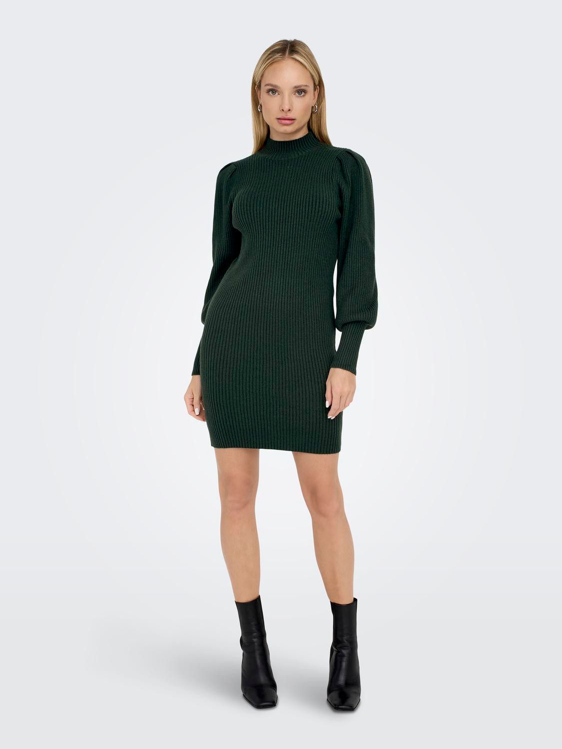 Only Gebreide jurk ONLKATIA L/S DRESS KNT NOOS