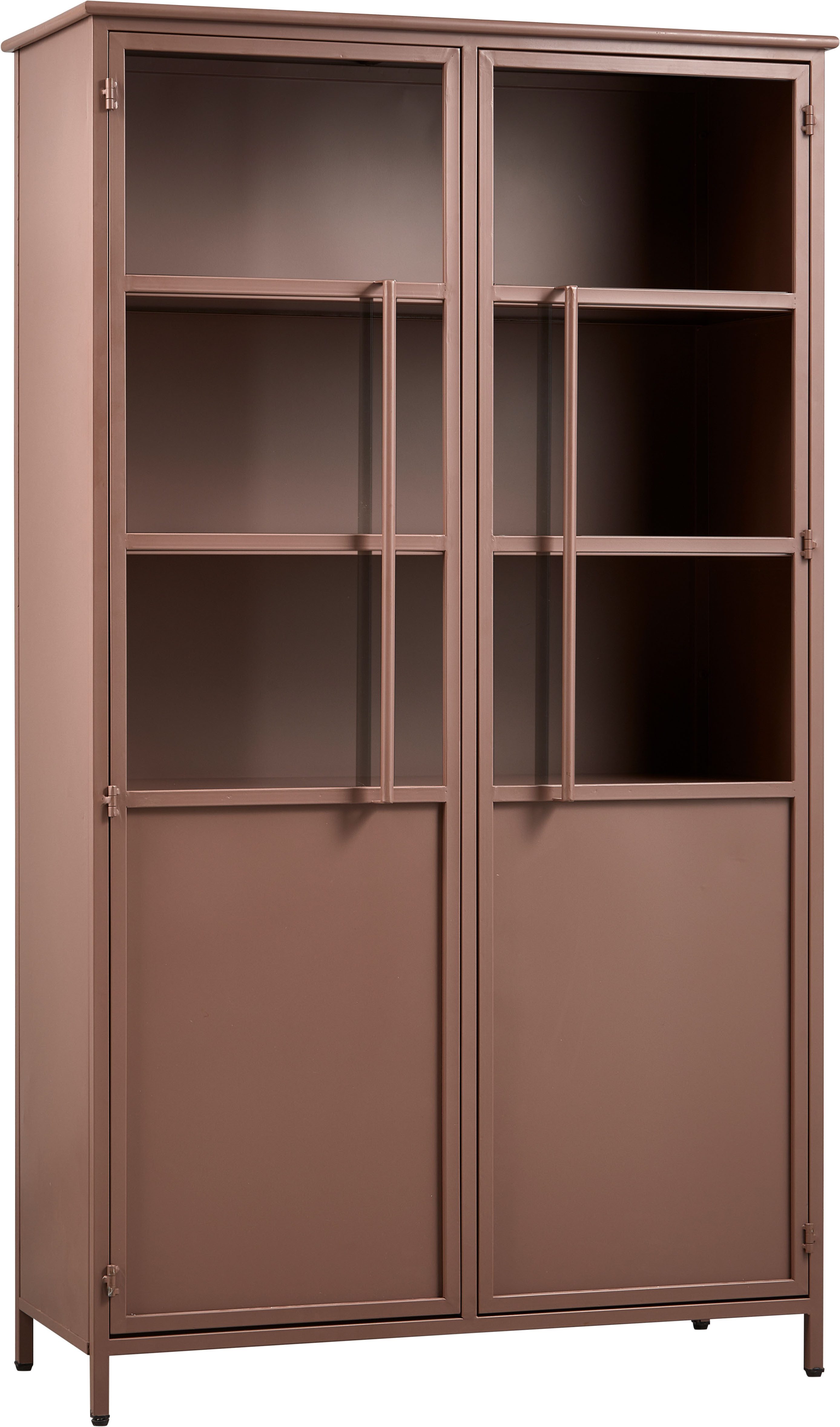 BePureHome Vitrinekast Exhibit met glazen deuren en veel opbergruimte, h 170 cm x b 99 cm