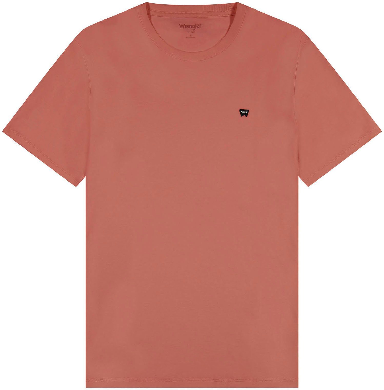 Wrangler Shirt met korte mouwen met logoborduursel op borsthoogte