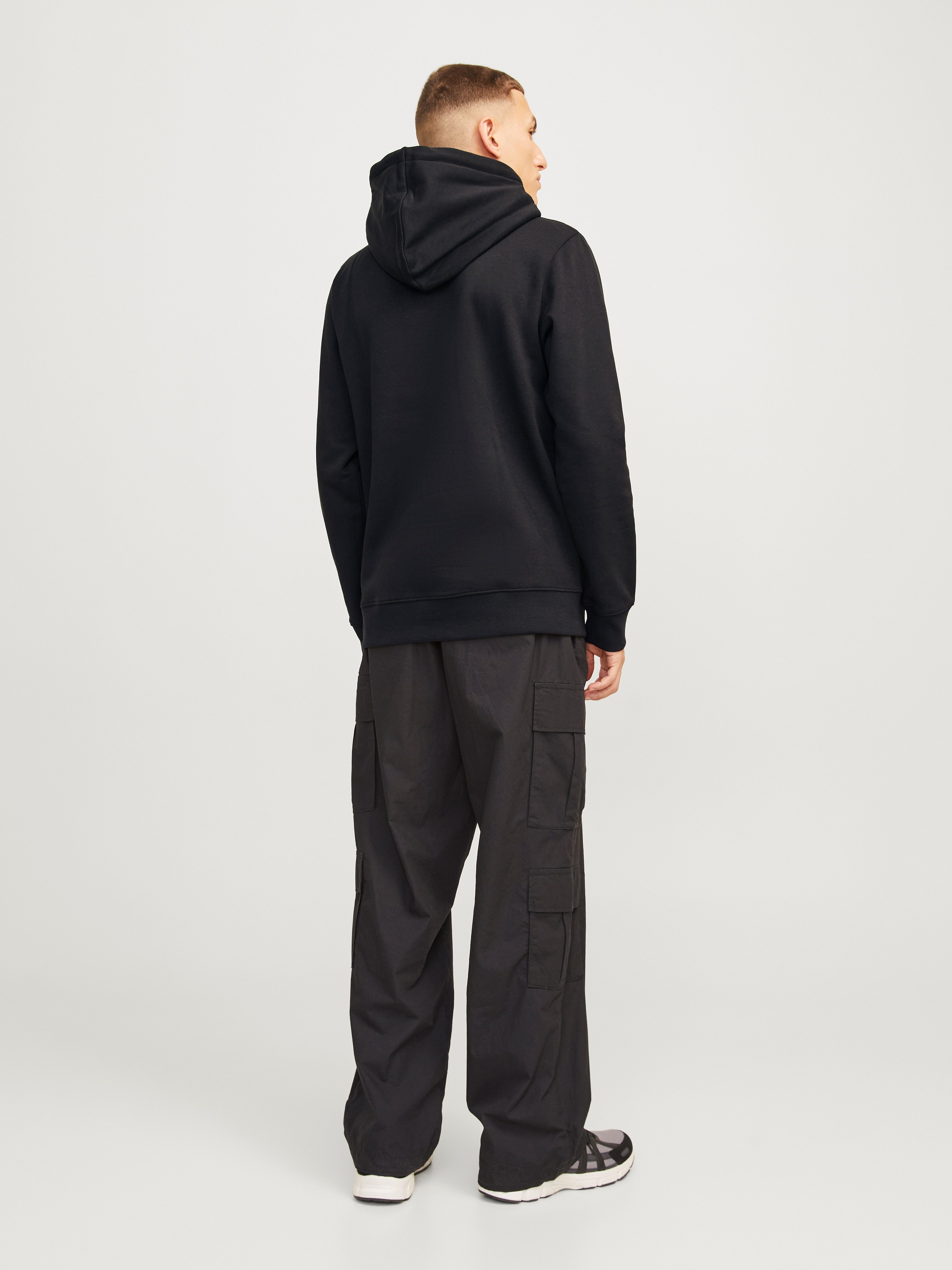 Jack & Jones Hoodie JCOOUTDOOR LOGO SWEAT HOOD SN