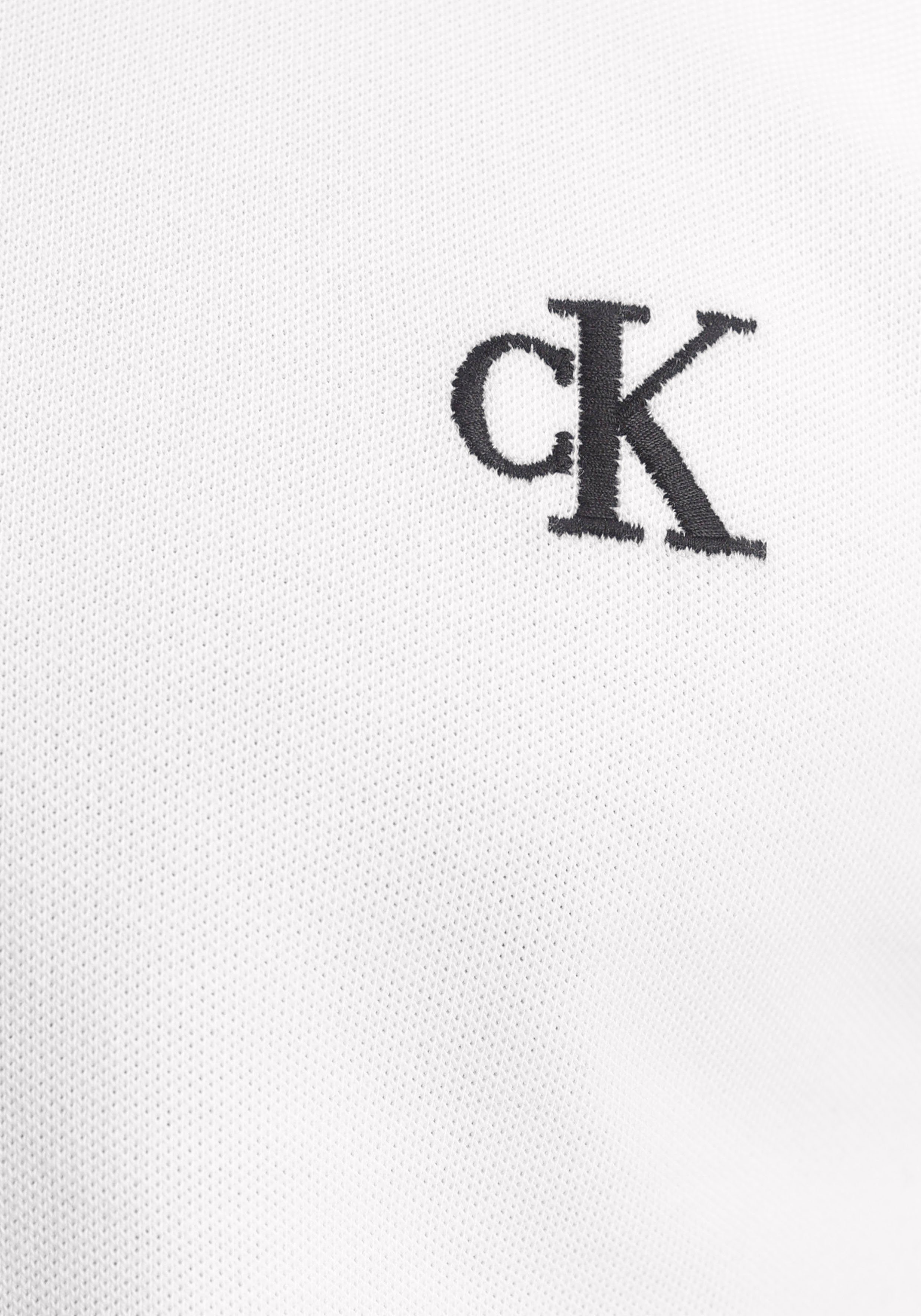 Calvin Klein Poloshirt TIPPING SLIM POLO met logo merklabel