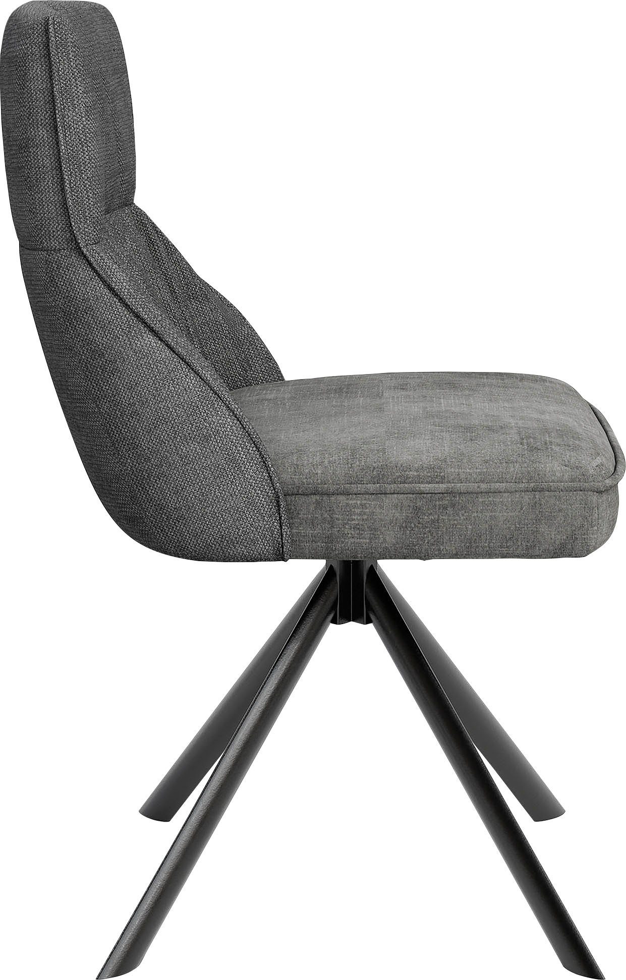 byLIVING Eetkamerstoel California set van 2, met pocketveringskern, 180° draaibaar met return-functie (set, 2 stuks)