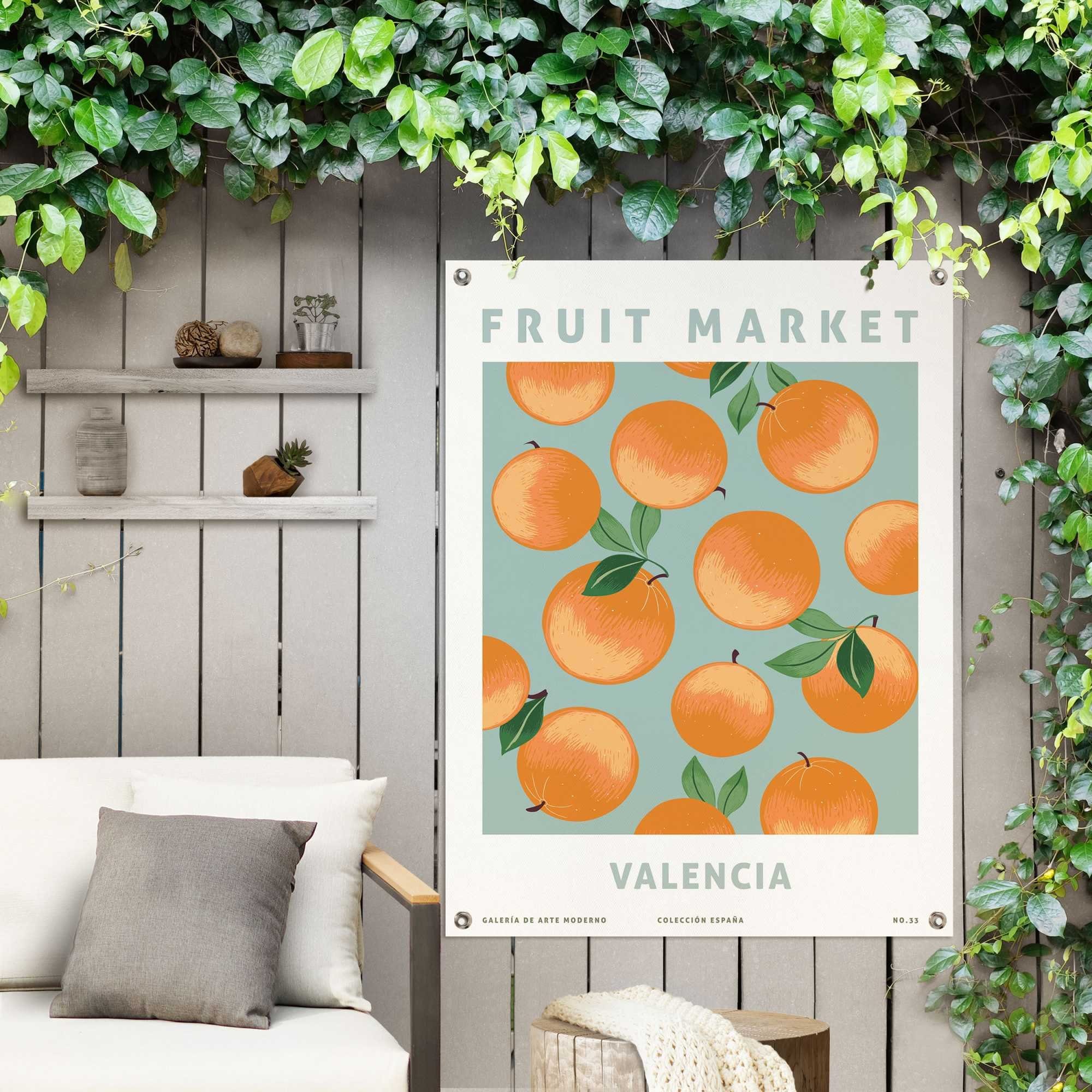 Reinders! Poster Orangen Outdoor voor tuin of balkon
