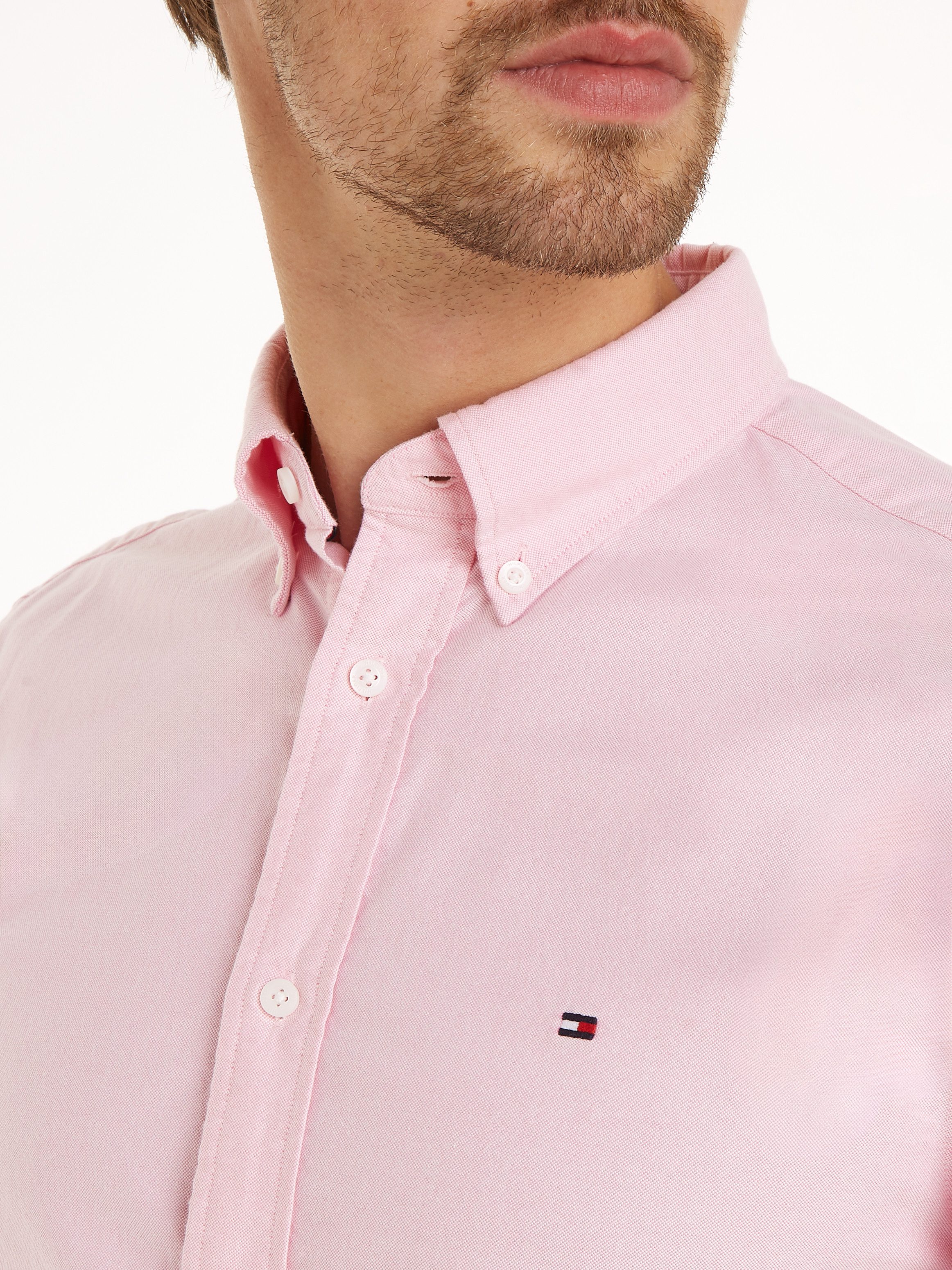 Tommy Hilfiger Overhemd met lange mouwen SOLID HERITAGE OXFORD RF SHIRT
