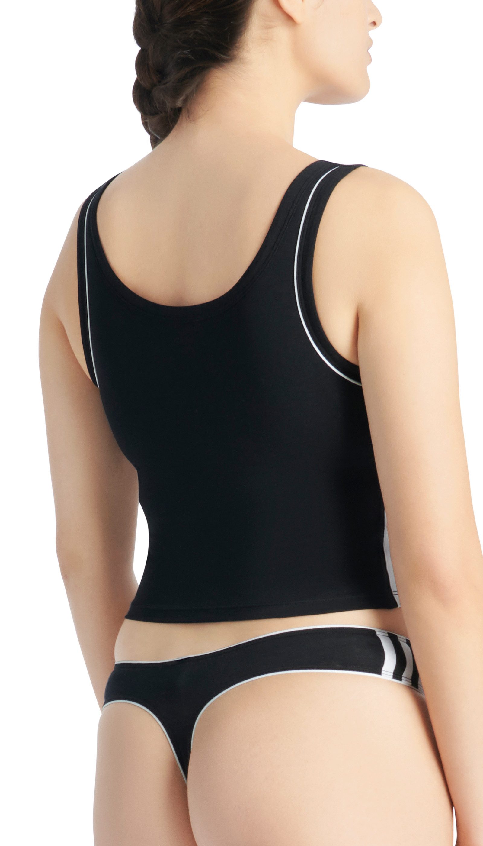 adidas Originals Crop-top Originals Adicolor Comfort Flex Cotton met opvallende merklijnen aan de zijkant