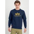 alpha industries sweatshirt basic sweater blauw