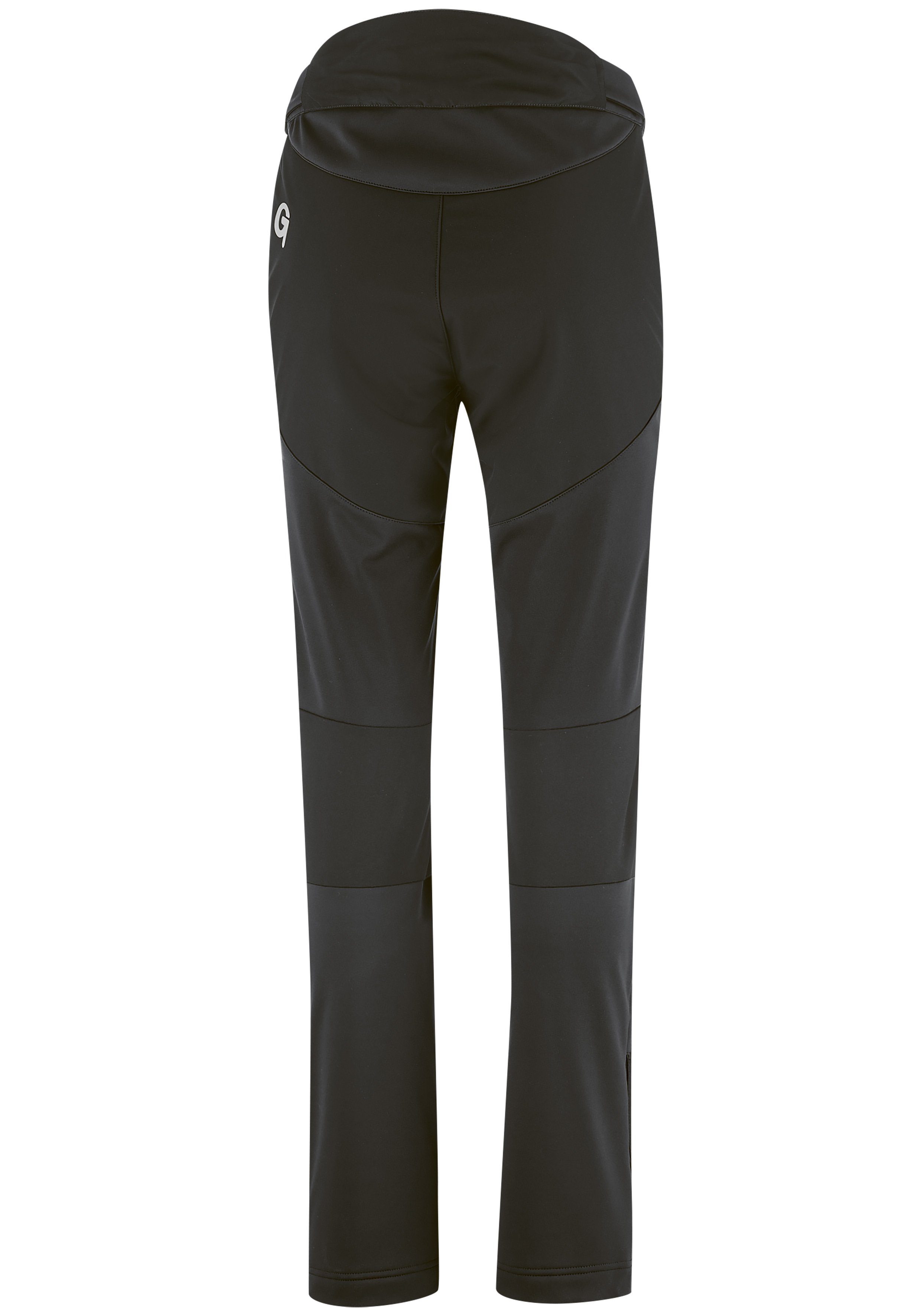 Gonso Fietsbroek SKARN W 2 lange dames fietsbroek, softshell broek met ventilatie aan de binnenkant