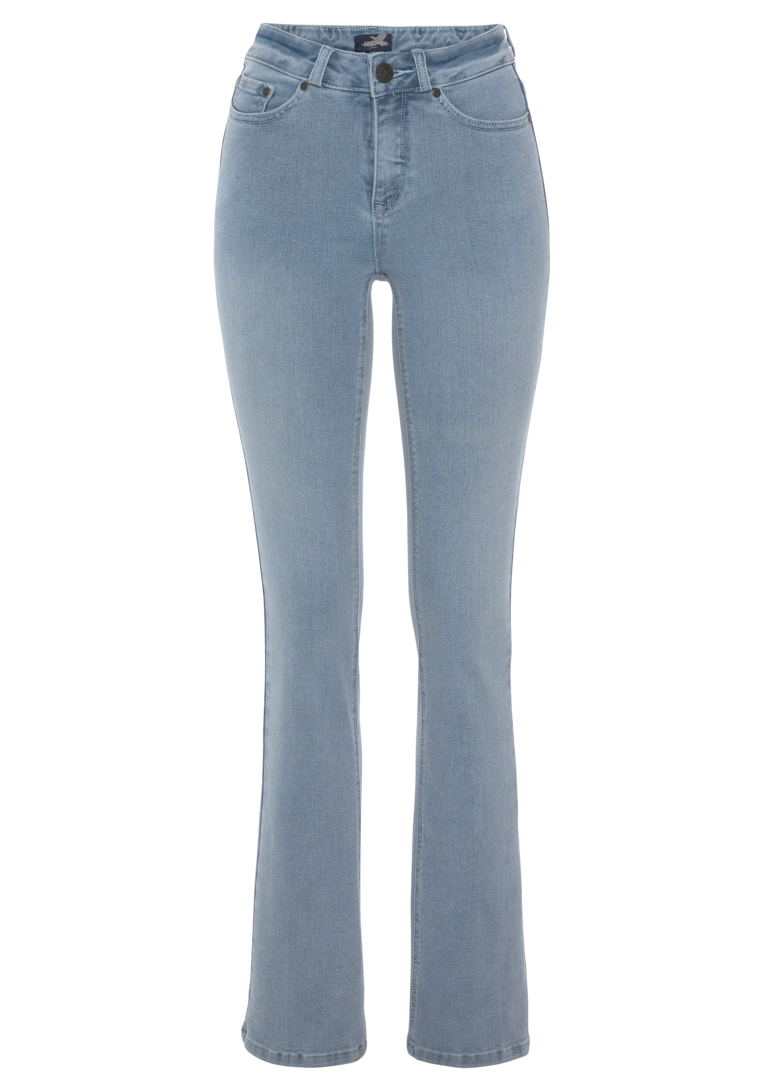 Arizona Bootcut jeans Ultra Soft elastische pasvorm, uitlopende pasvorm, hoge taille