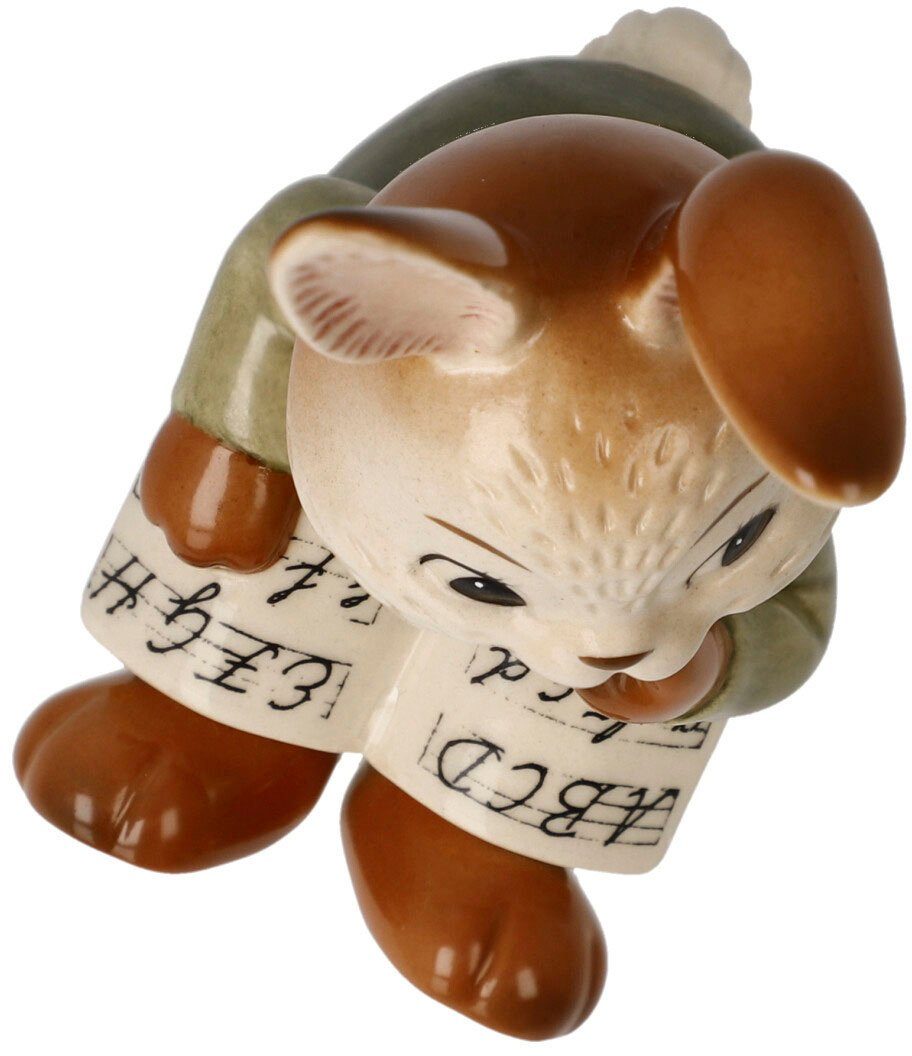 Goebel Paashaas Haas School - Vroeg Oefent Verzamelfiguur, konijn aan het lezen (1 stuk)
