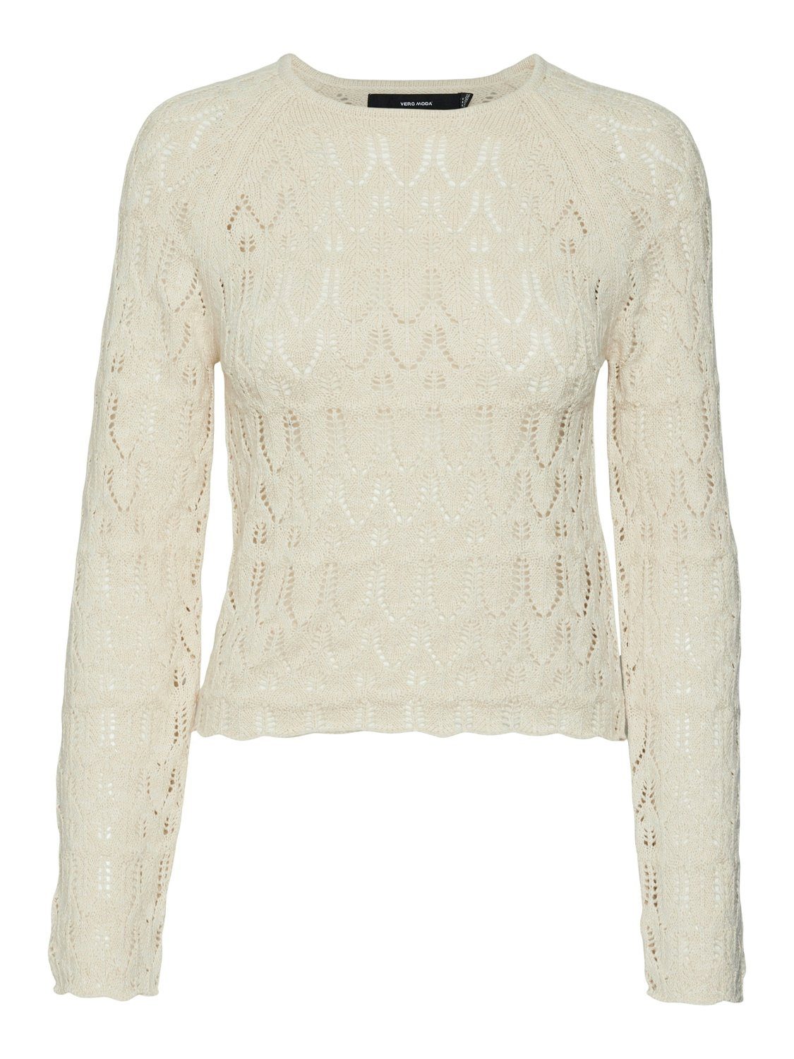 Vero Moda Gebreide trui VMNEWFABIENNE LS O-NECK PULLOVER NOOS