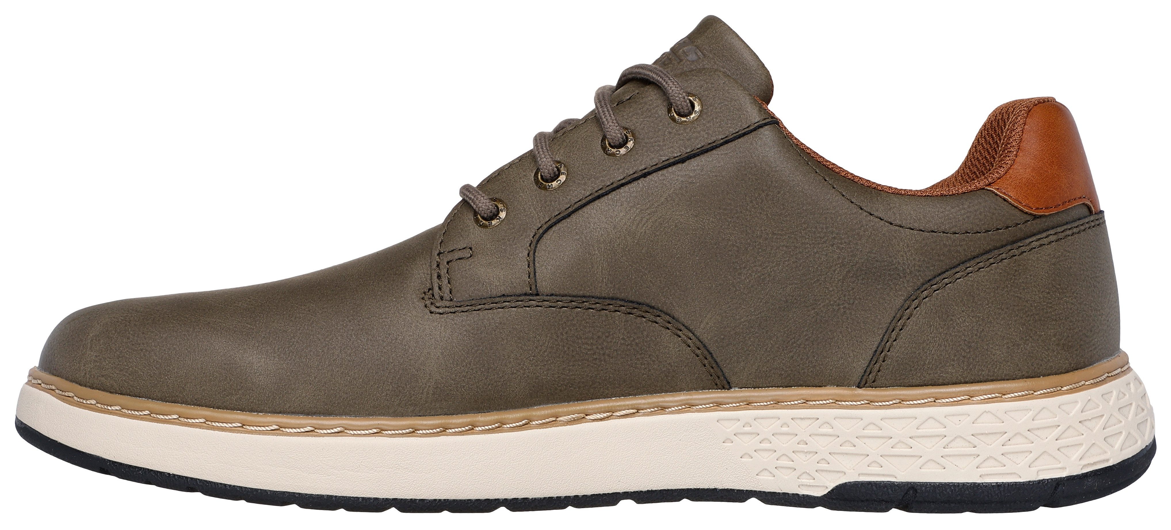 Skechers Veterschoenen GARLAN trekking schoen, sneakers, vrijetijdsschoen met contraststiksels
