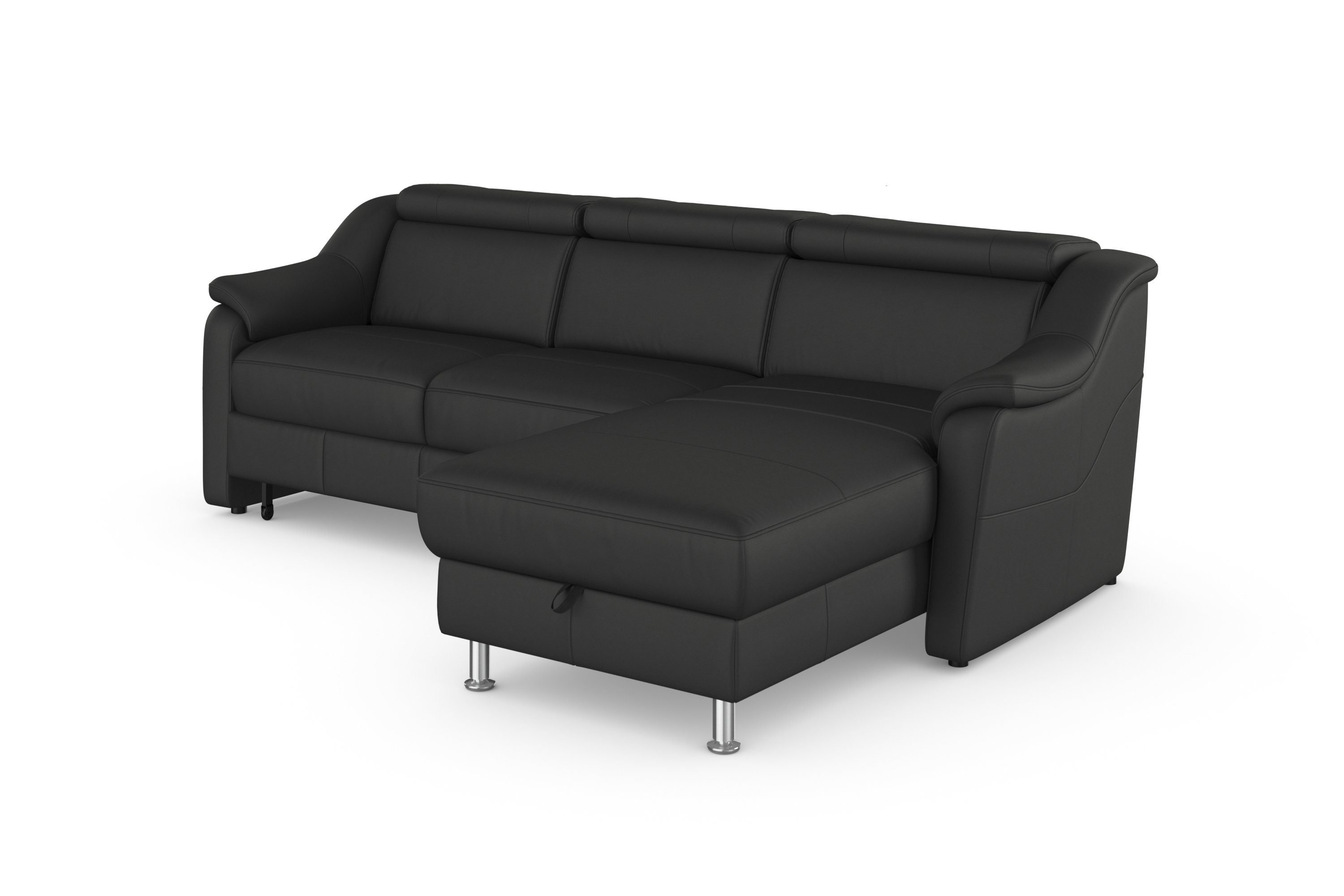 sit&more Hoekbank Freetown L-vorm met verstelbare hoofdsteun en comfortabele binnenvering