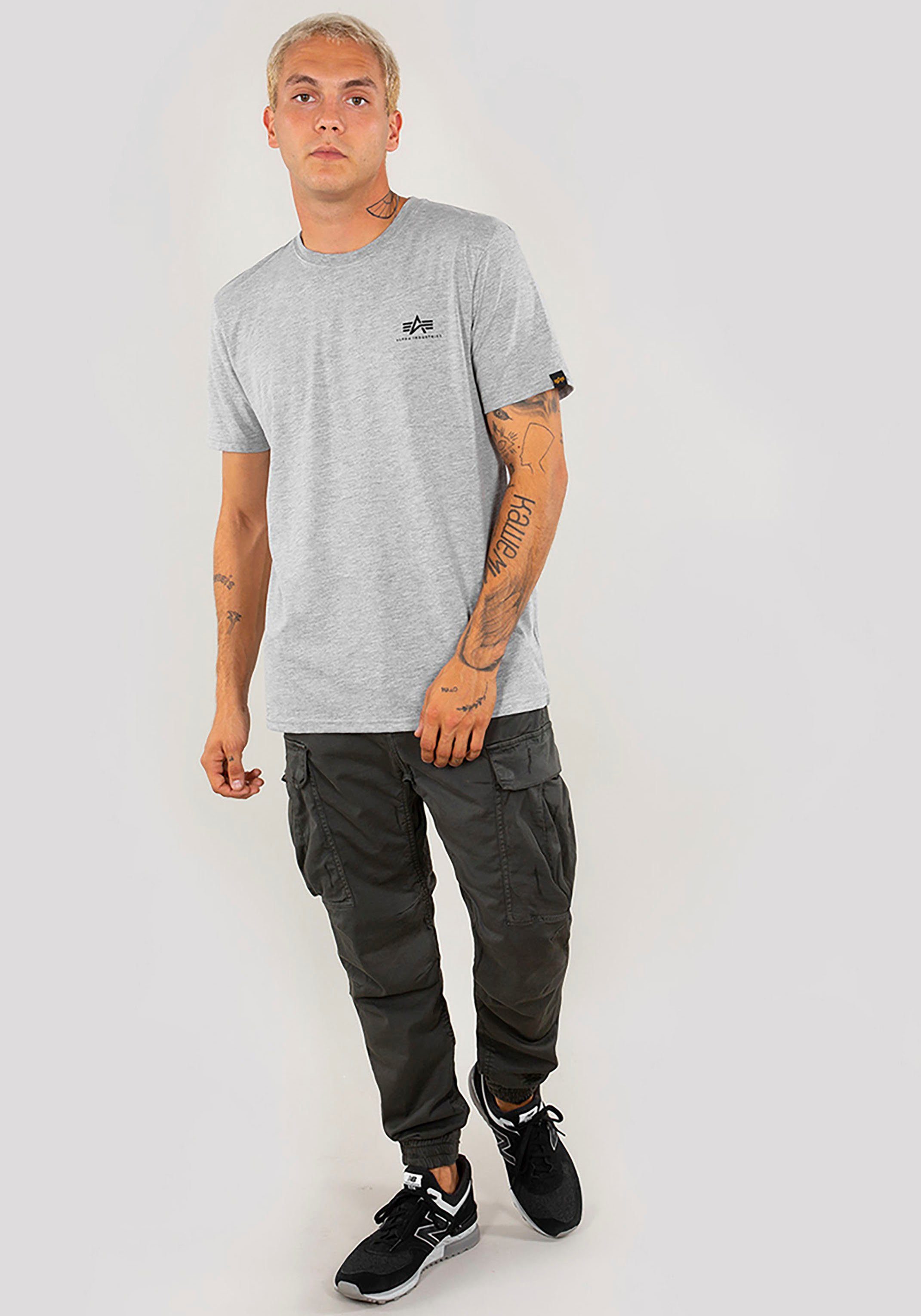 Alpha Industries Shirt met ronde hals BASIC T SMALL LOGO