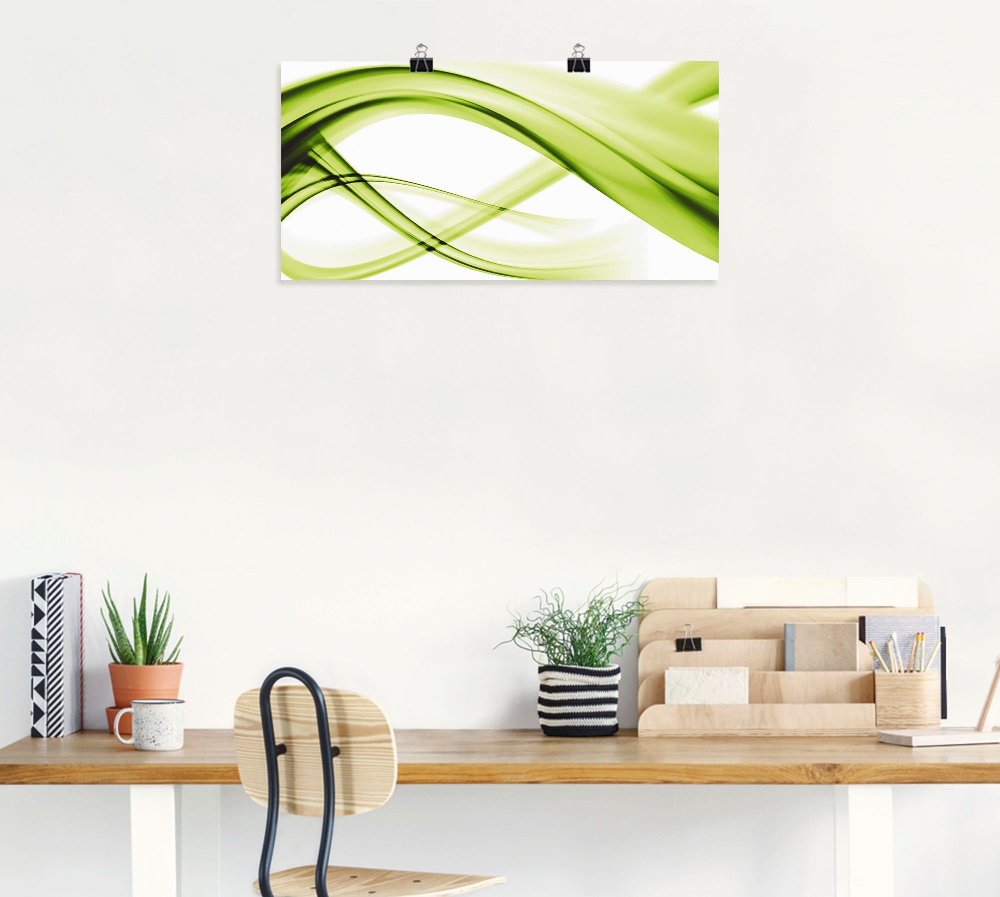 Artland Artprint Abstracte compositie als artprint op linnen, poster in verschillende formaten maten