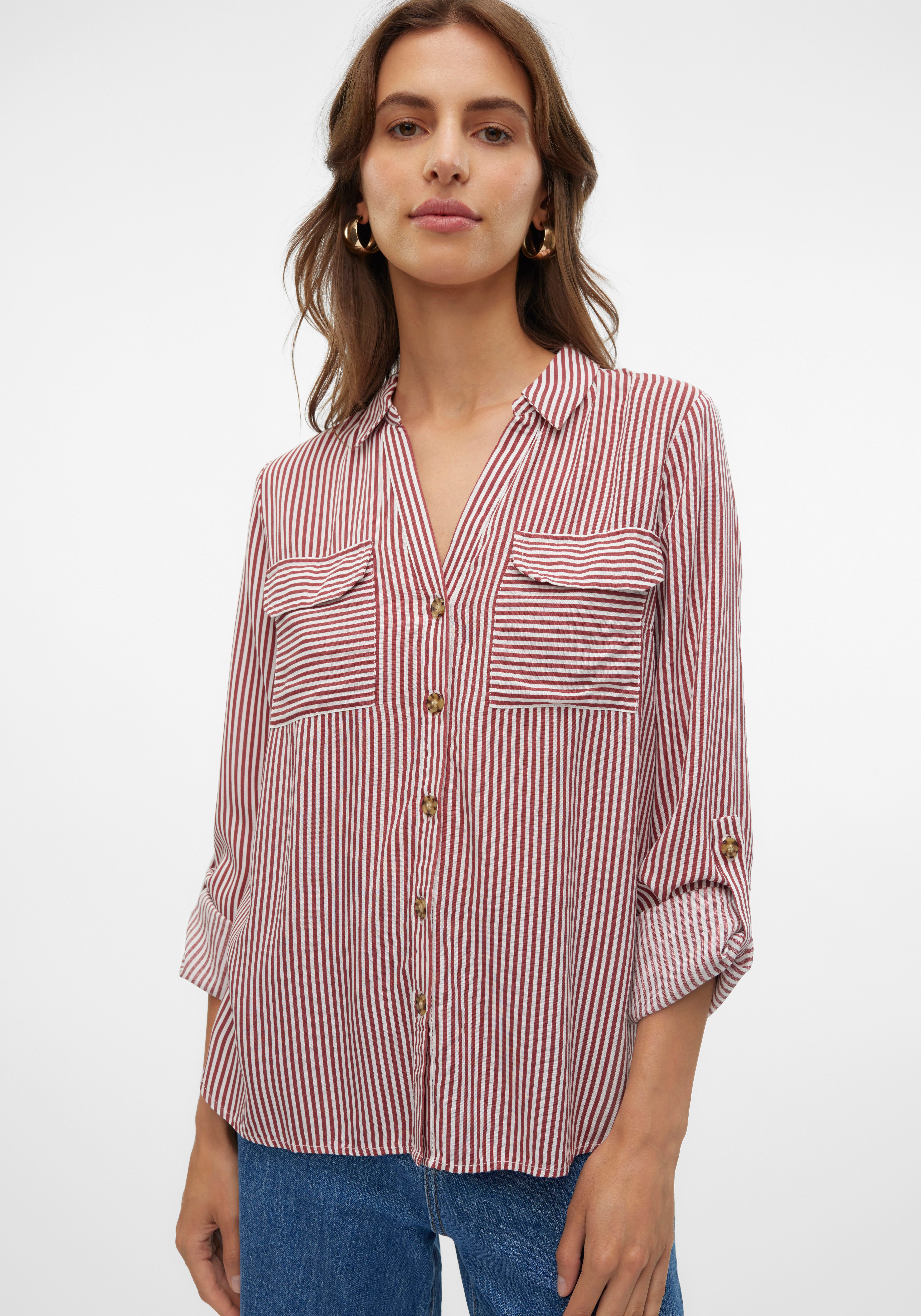 Vero Moda Overhemdblouse VMBUMPY L S SHIRT NEW WVN GA NOOS