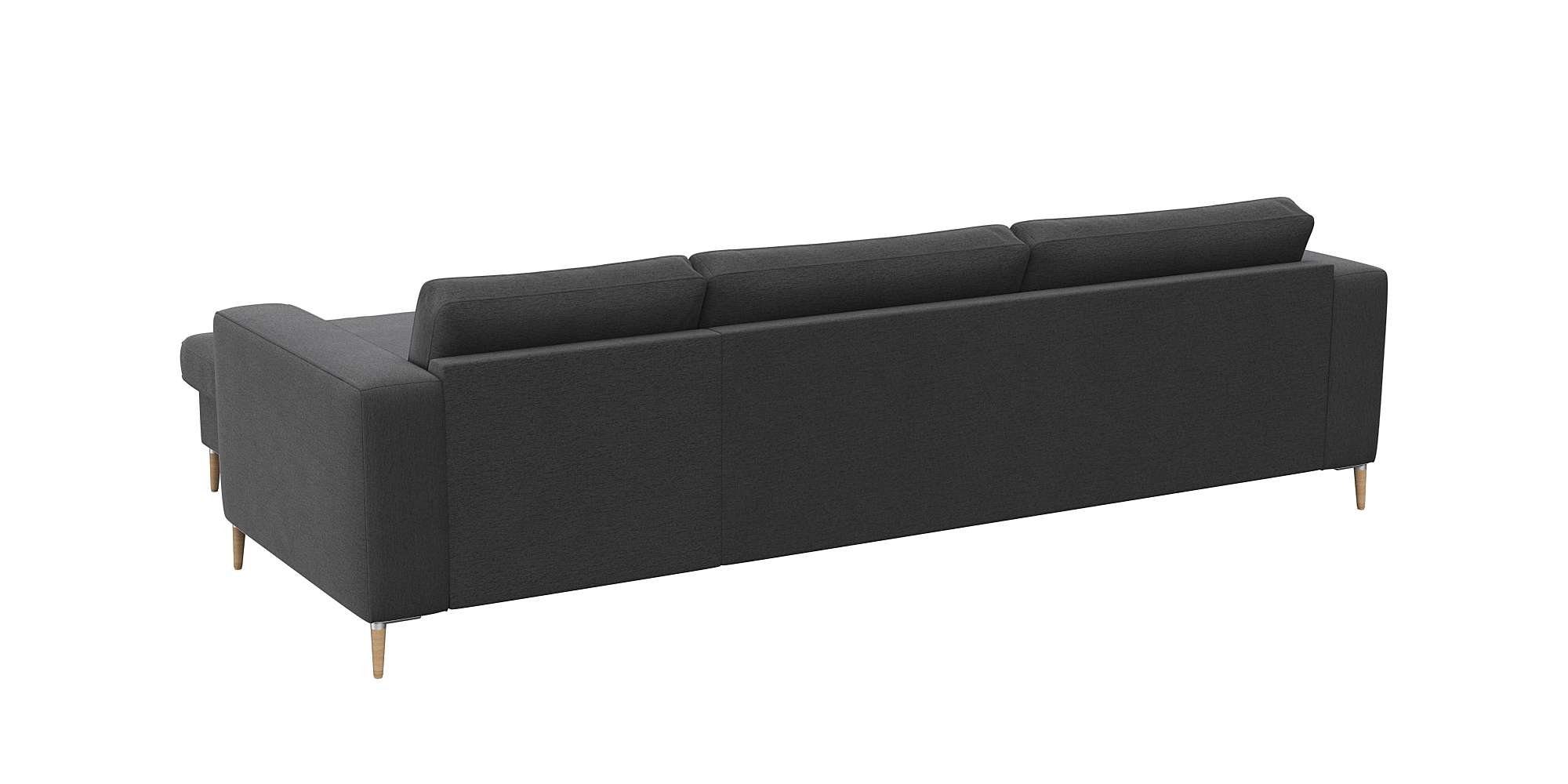 FLEXLUX Hoekbank Fiore, super zitcomfort door koudschuim in de zitting, L-vorm