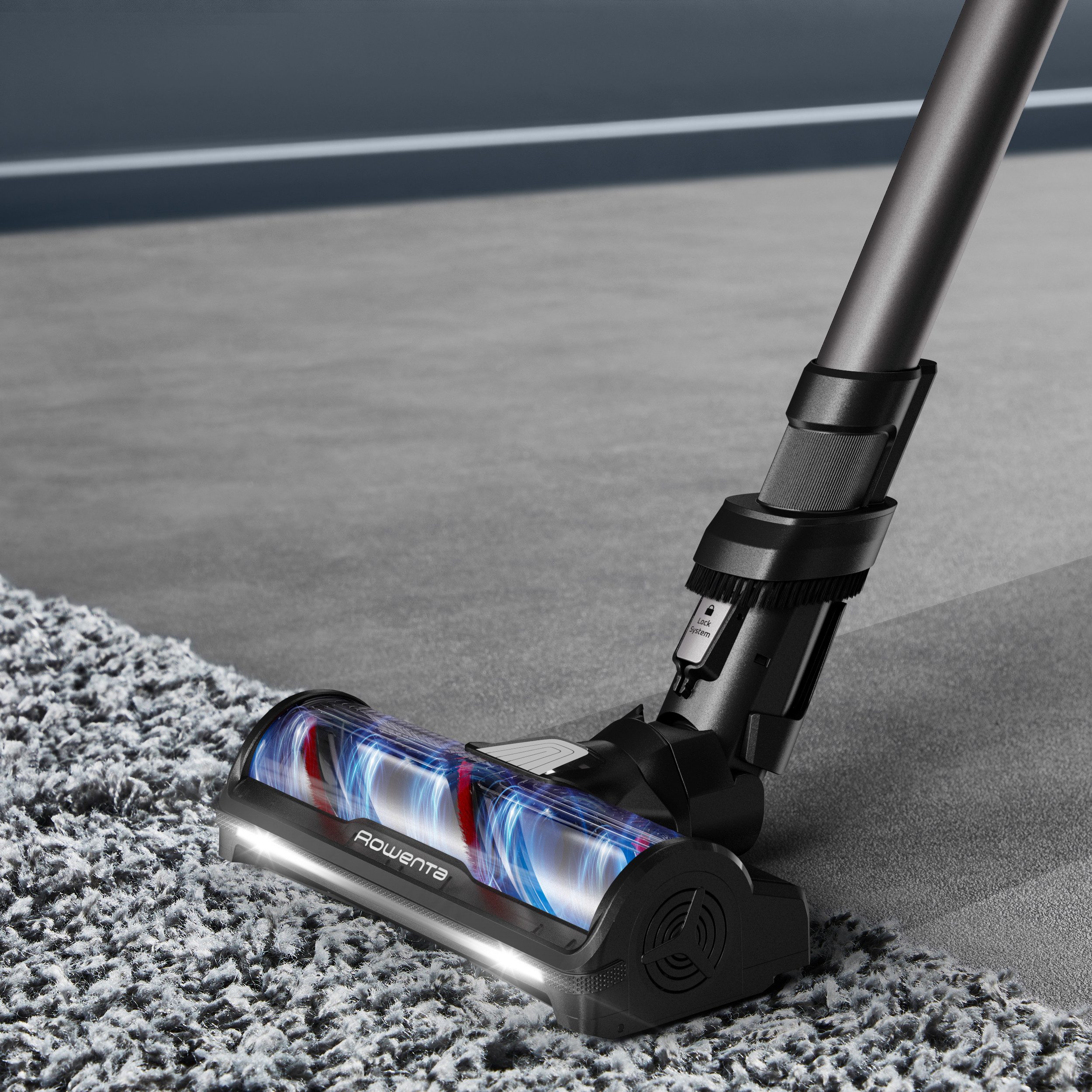 Rowenta Nat-droog-kruimeldief RH9LC1 X-Force Flex 12.60 Neo Allergy Aerospin 150 aw, 60 min. zuigkracht, led zuigmond, bijzonder licht ontwerp