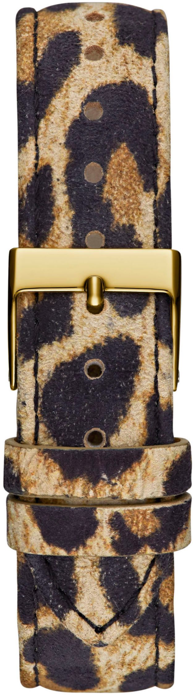 Guess Kwartshorloge GLITZ PLAQUE Horloge, dameshorloge, stalen band, mineraalglas, analoog