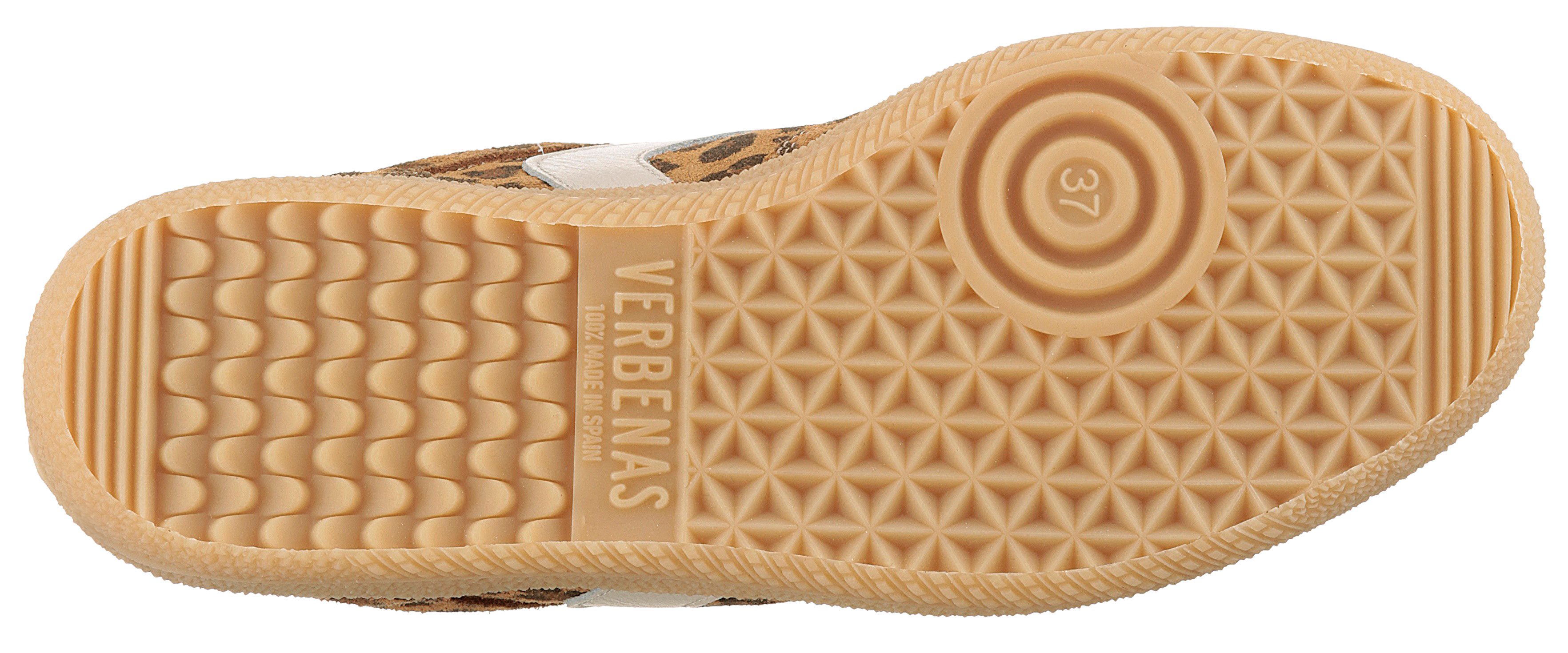 VERBENAS Sneakers Sora Leo Summer , trendsneaker, vrijetijdsschoen, halfschoen met modieuze dierenprint