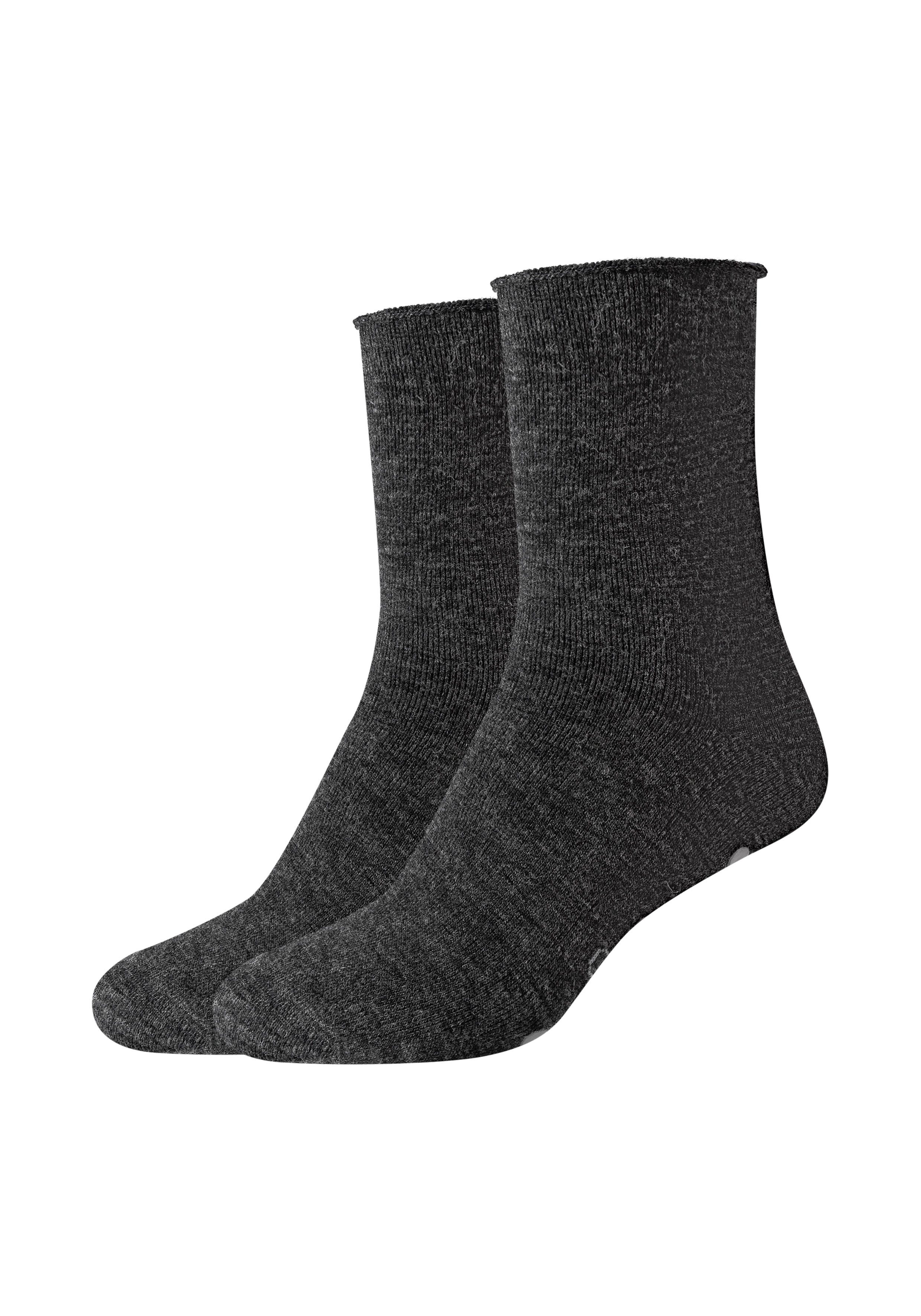 Camano ABS-sokken Warm & cozy met antislipnoppen (2 paar, Set van 2)