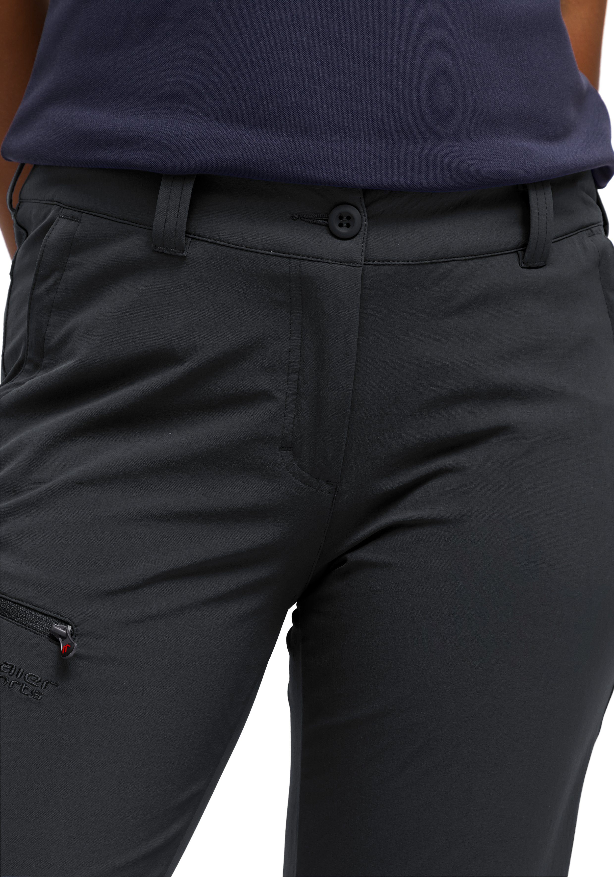 Maier Sports Functionele broek Inara slim Heren wandelbroek, ademende outdoor-broek, 4 zakken, slim fit