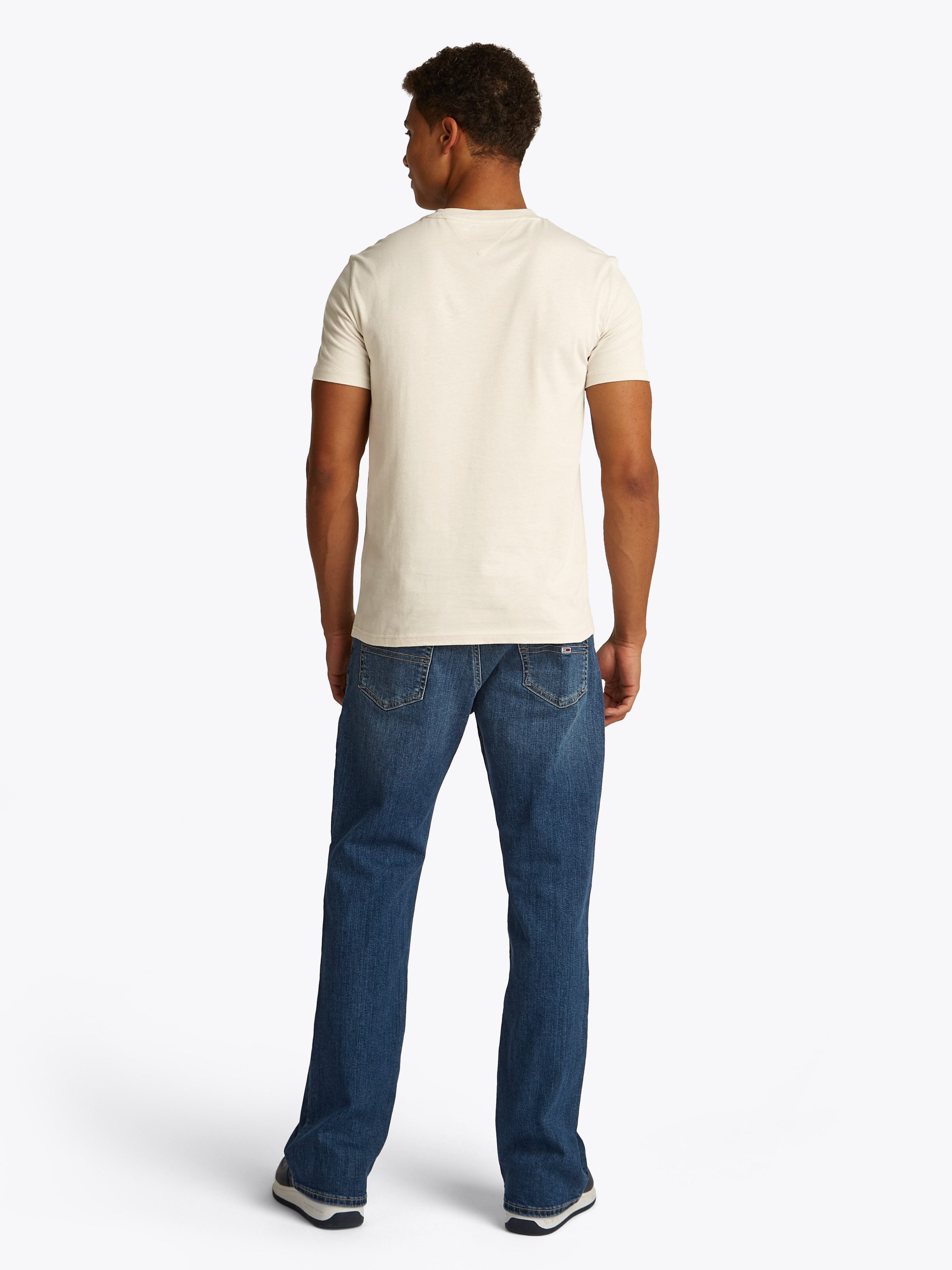 TOMMY JEANS Shirt met ronde hals TJM XSLIM 2PACK JERSEY TEE EXT (Set van 2)