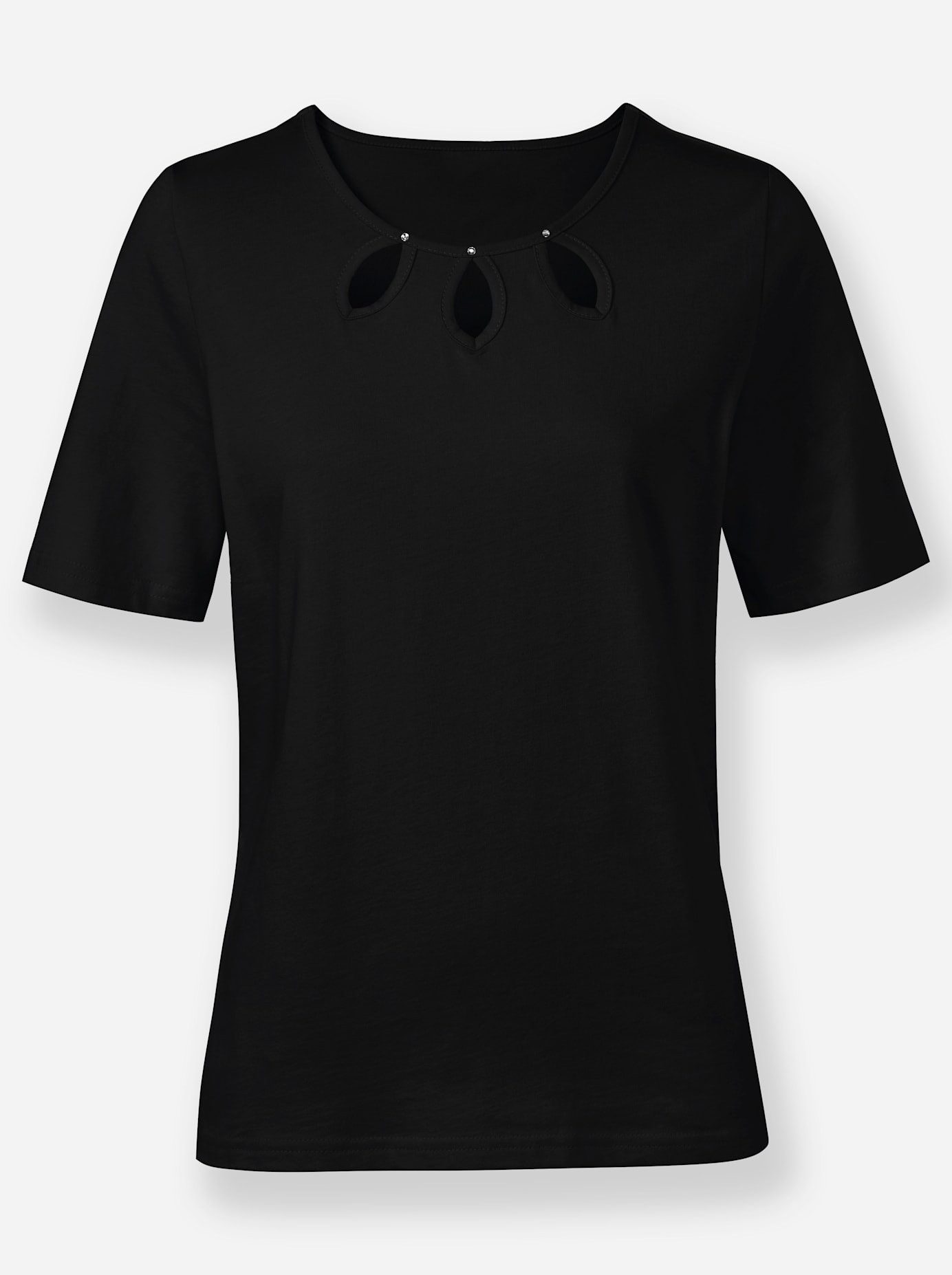 Lady Shirt met ronde hals (1-delig)
