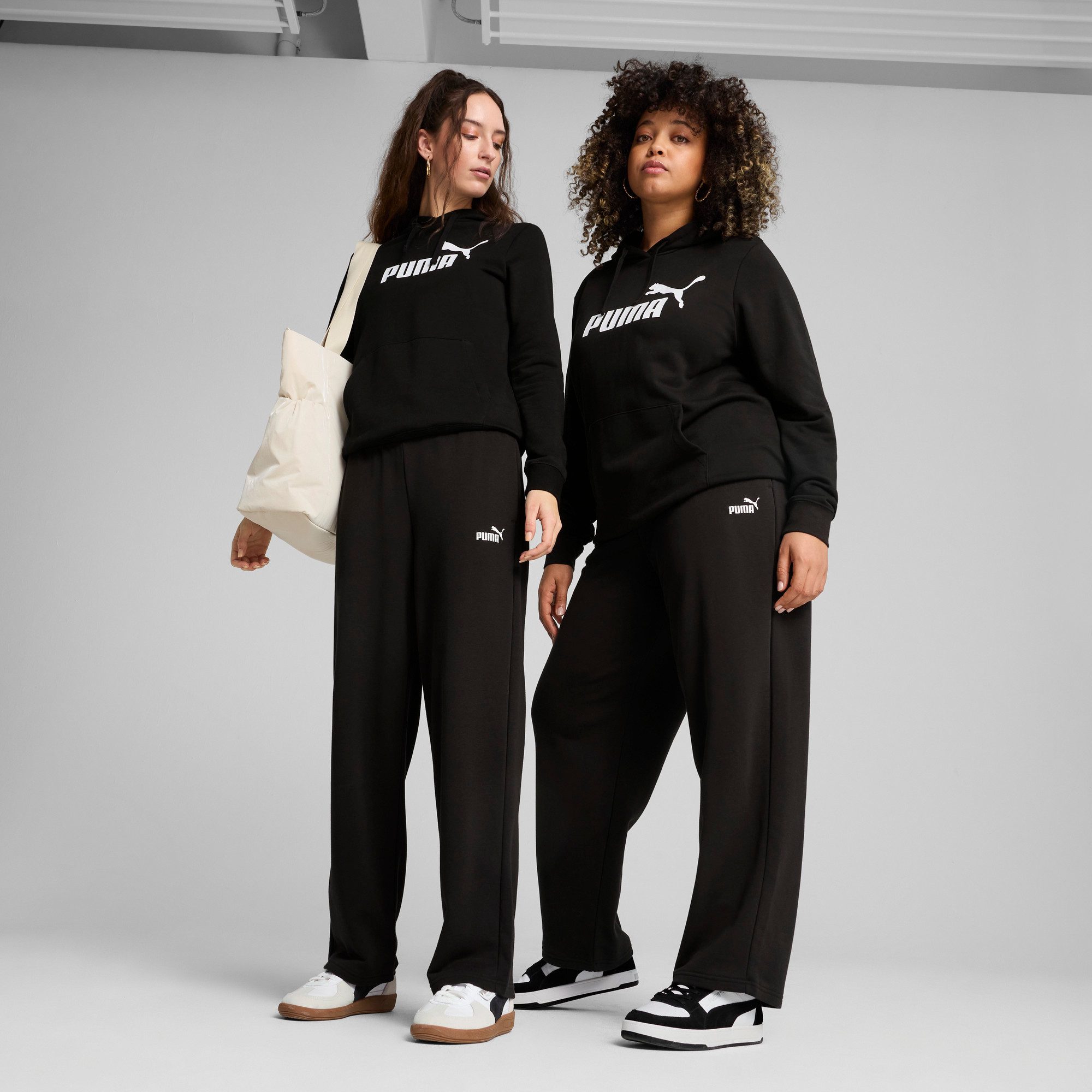 PUMA Trainingsbroek ESS SMALL NO. 1 LOGO COMFORT STRAIGHT PANTS TR OP