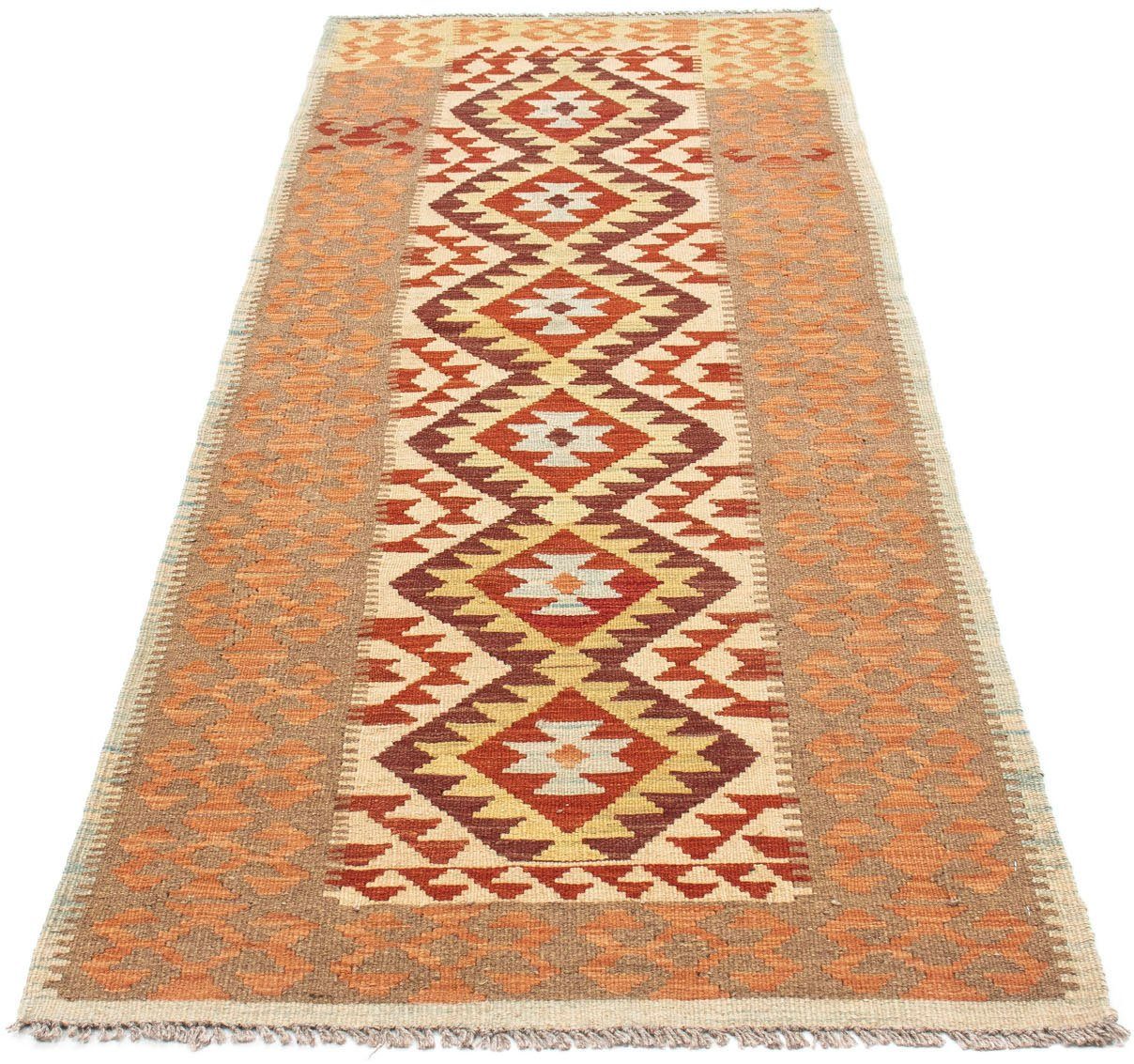 morgenland Loper Kelim medaillon beige 199 x 77 cm Oriëntaalse look