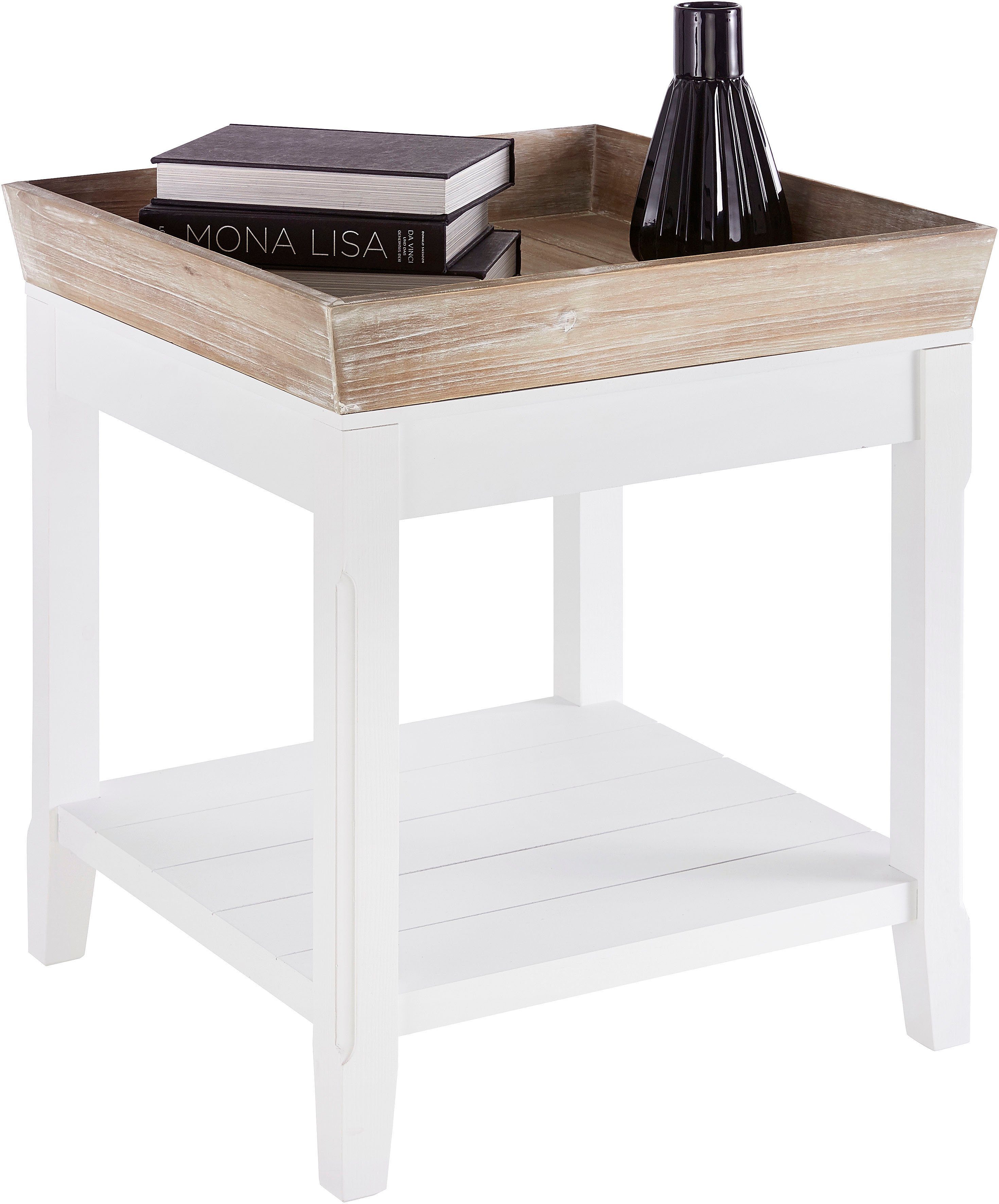 my Flair Bijzettafel Riviera met verwijderbare bak bijzettafels beige