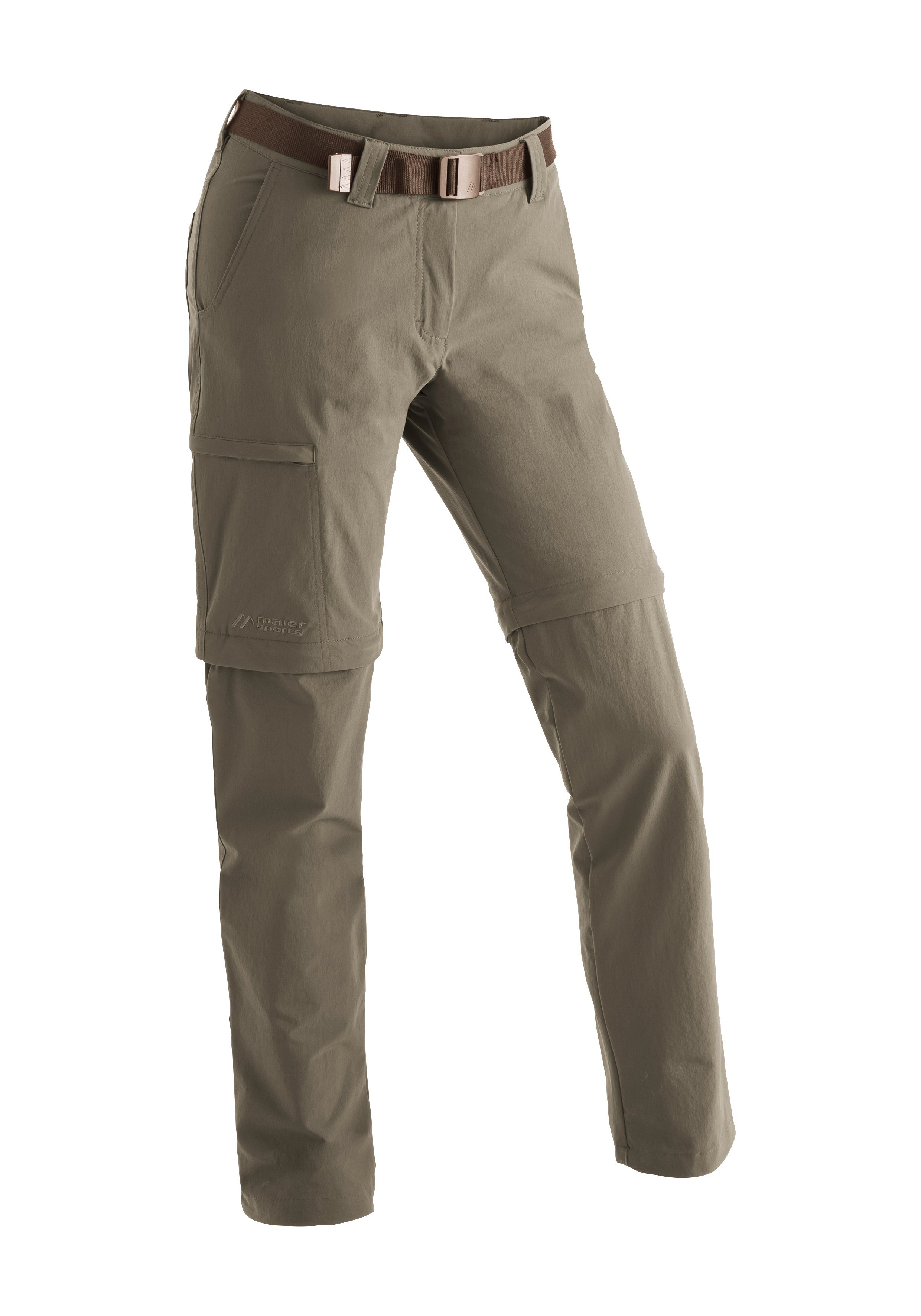 NU 15% KORTING: Maier Sports functionele broek Inara slim zip