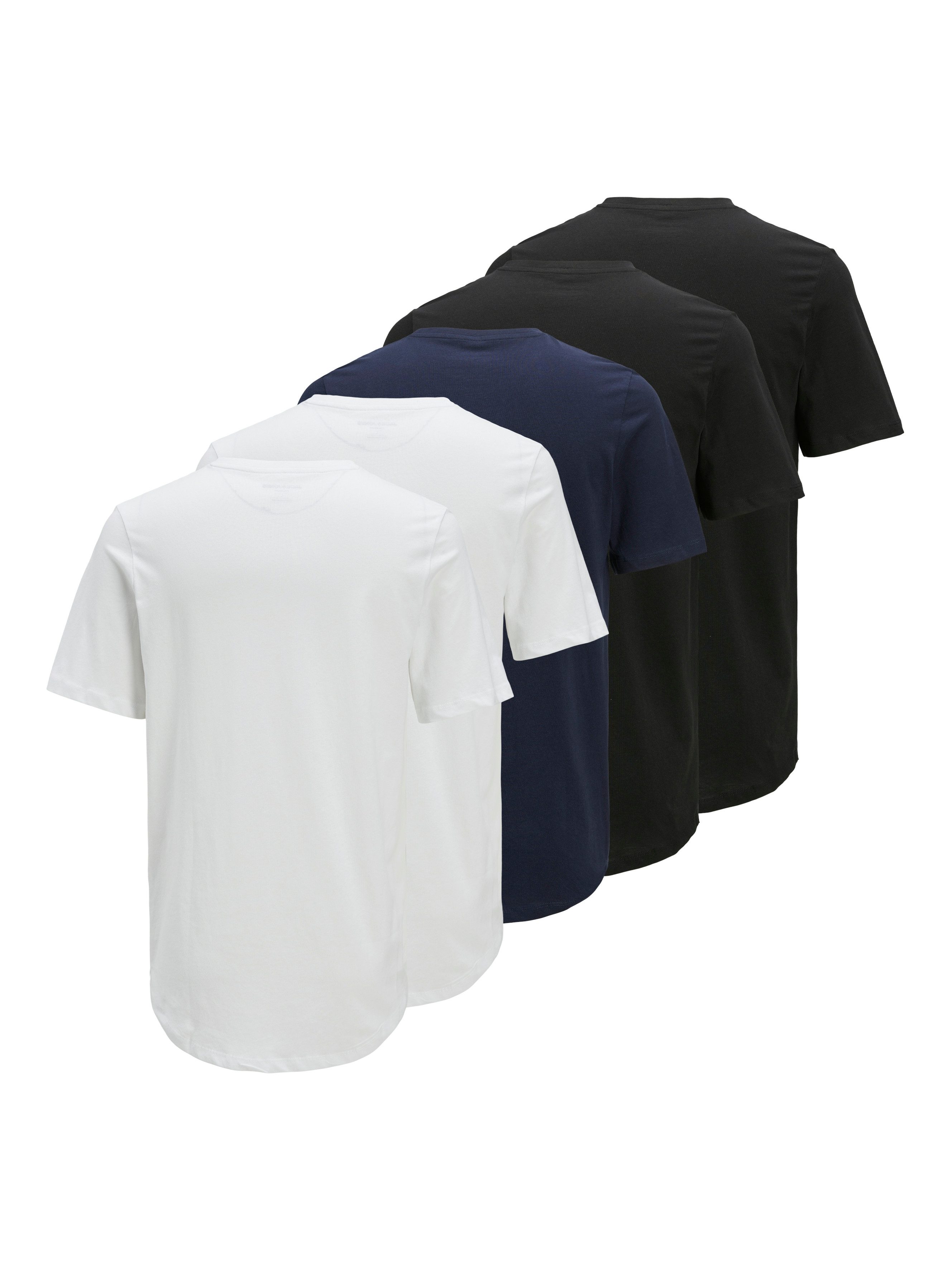 Jack & Jones Shirt met ronde hals JPRBLABRODY TEE SS CREW NECK 5PK MP (set 5-delig)