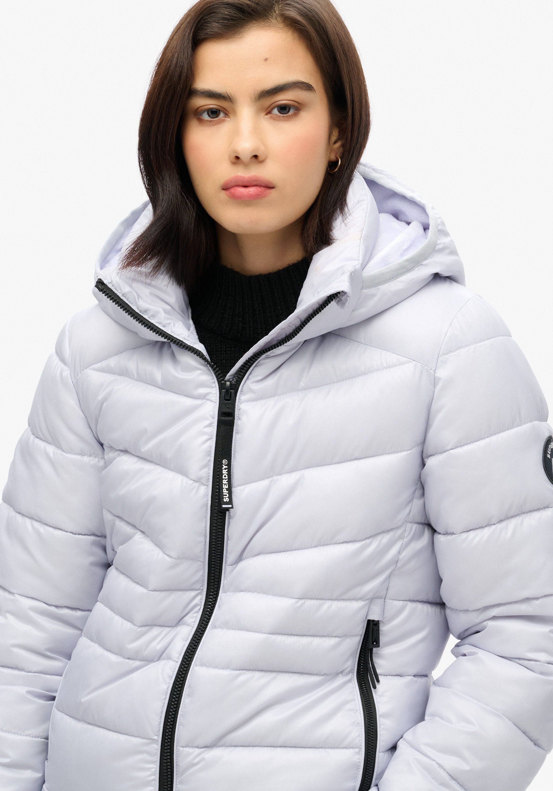 Superdry Gewatteerde jas HOODED FUJI QUILT PADDED JKT