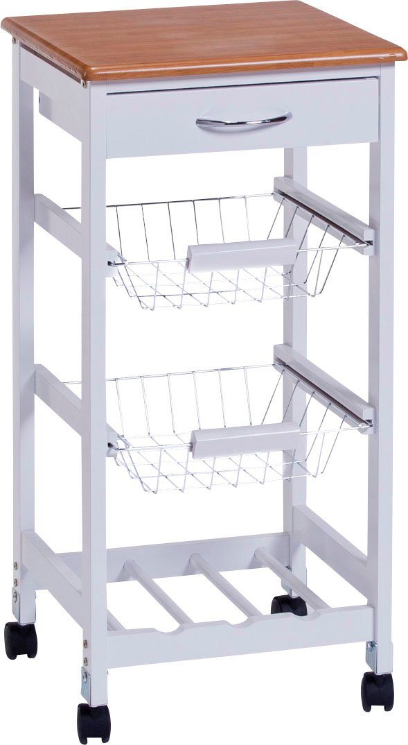 Zeller Present Trolley Bamboo Multitalent! (1 stuk) keukentrolley's