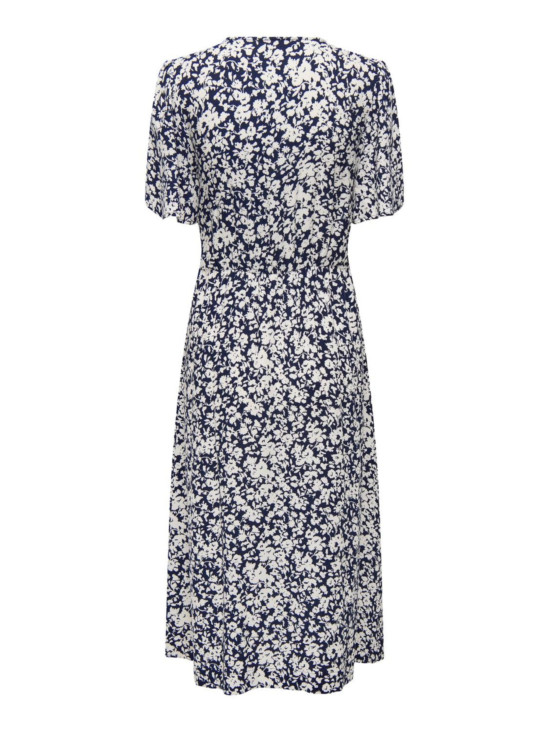 Only Zomerjurk ONLHALIA S/S MIDI DRESS WVN NOOS