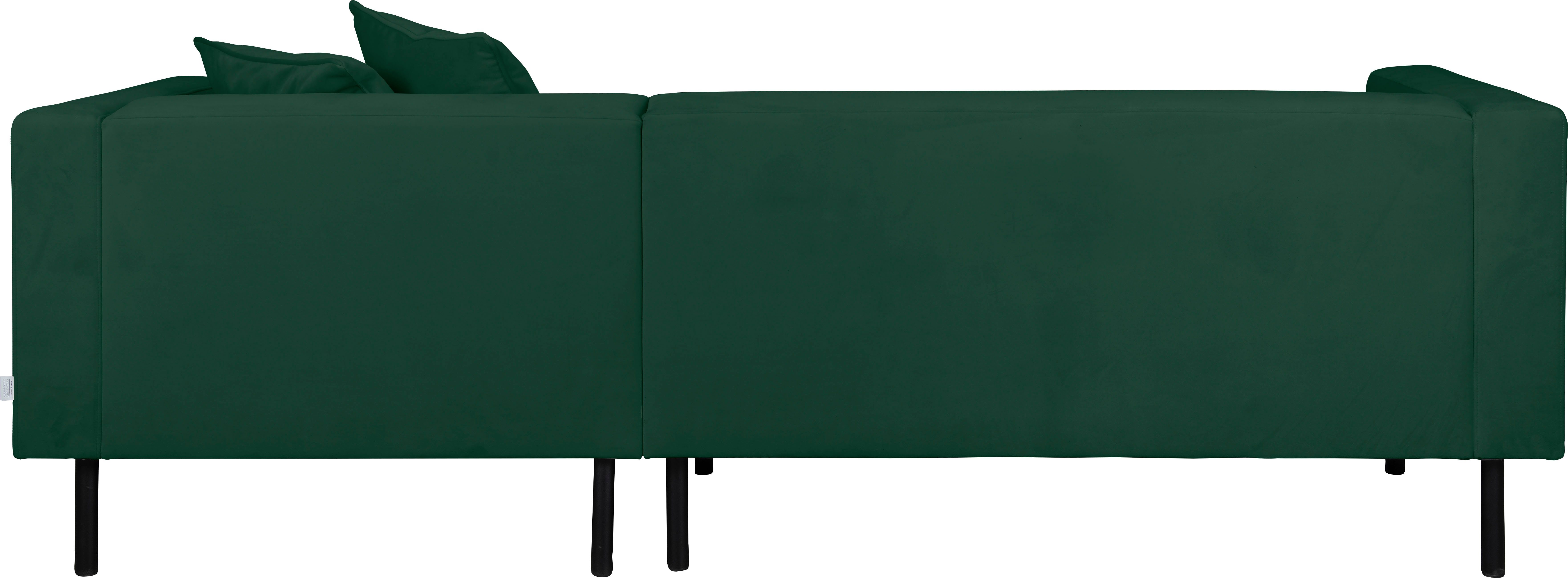 Guido Maria Kretschmer Home&Living Hoekbank Lillibeth L-vorm designbank, afmetingen B/D/H: 240/173/83 cm Sierkussen als tweezijdig te gebruiken kussen, in fluwelige look of cord