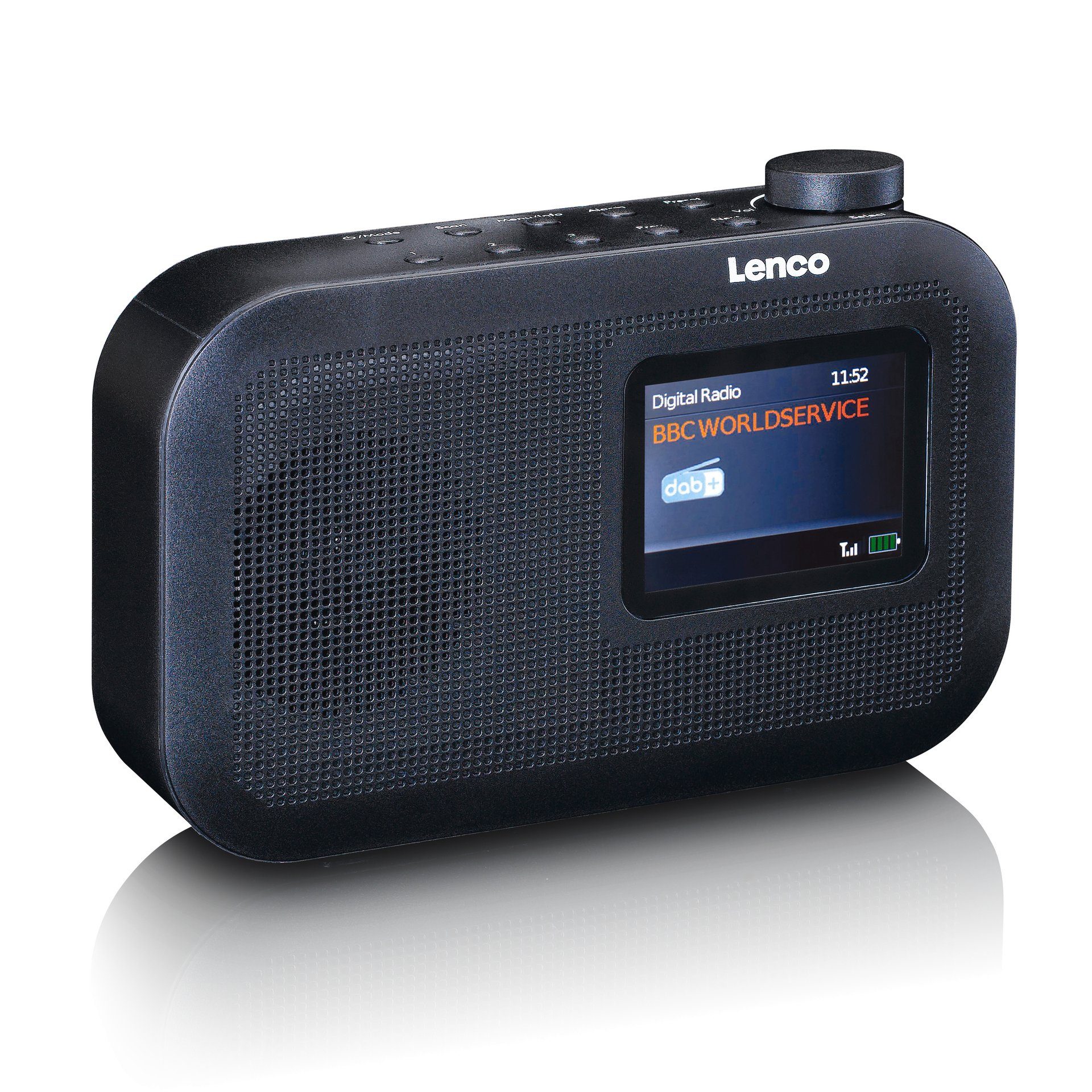 Lenco Digitale radio (DAB+) PDR-026BK - DAB+ draagbare radio