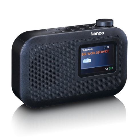 Lenco Digitale radio (dab+) PDR-026BK DAB+ Taschenradio