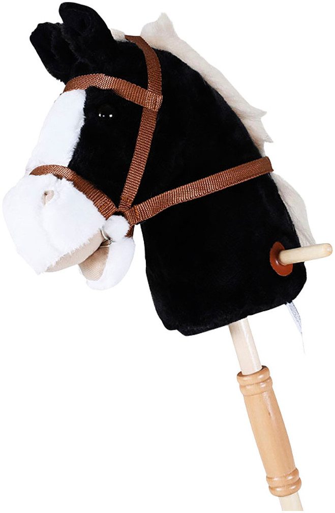Knorrtoys® Stokpaardje Blacky met geluid