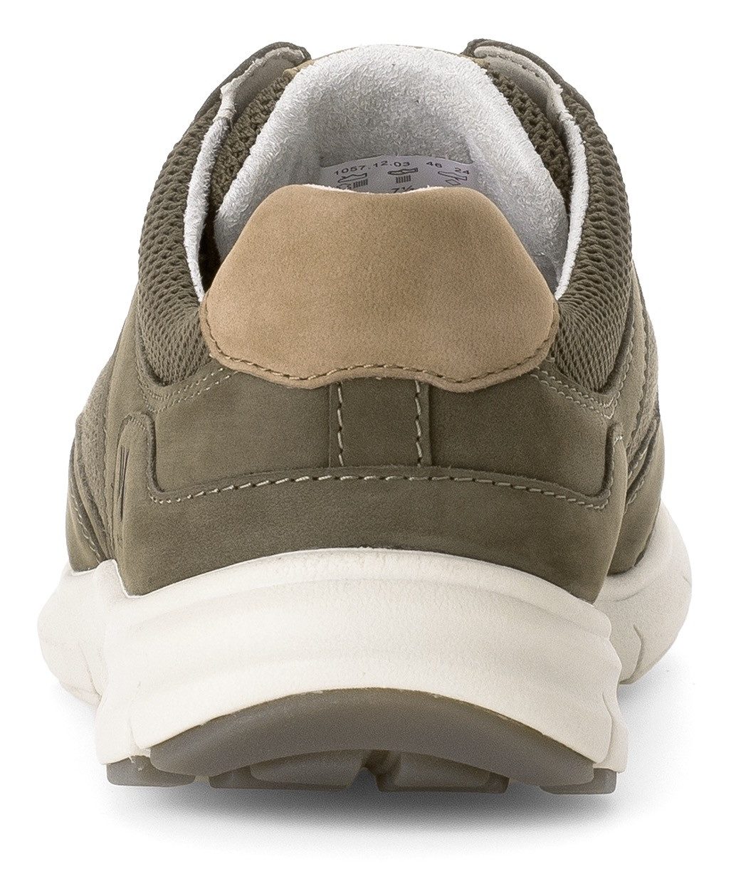 Pius Gabor Sneakers met sleehak , vrijetijdsschoen, lage schoen, veterschoen, comfort-schoen in breedte g