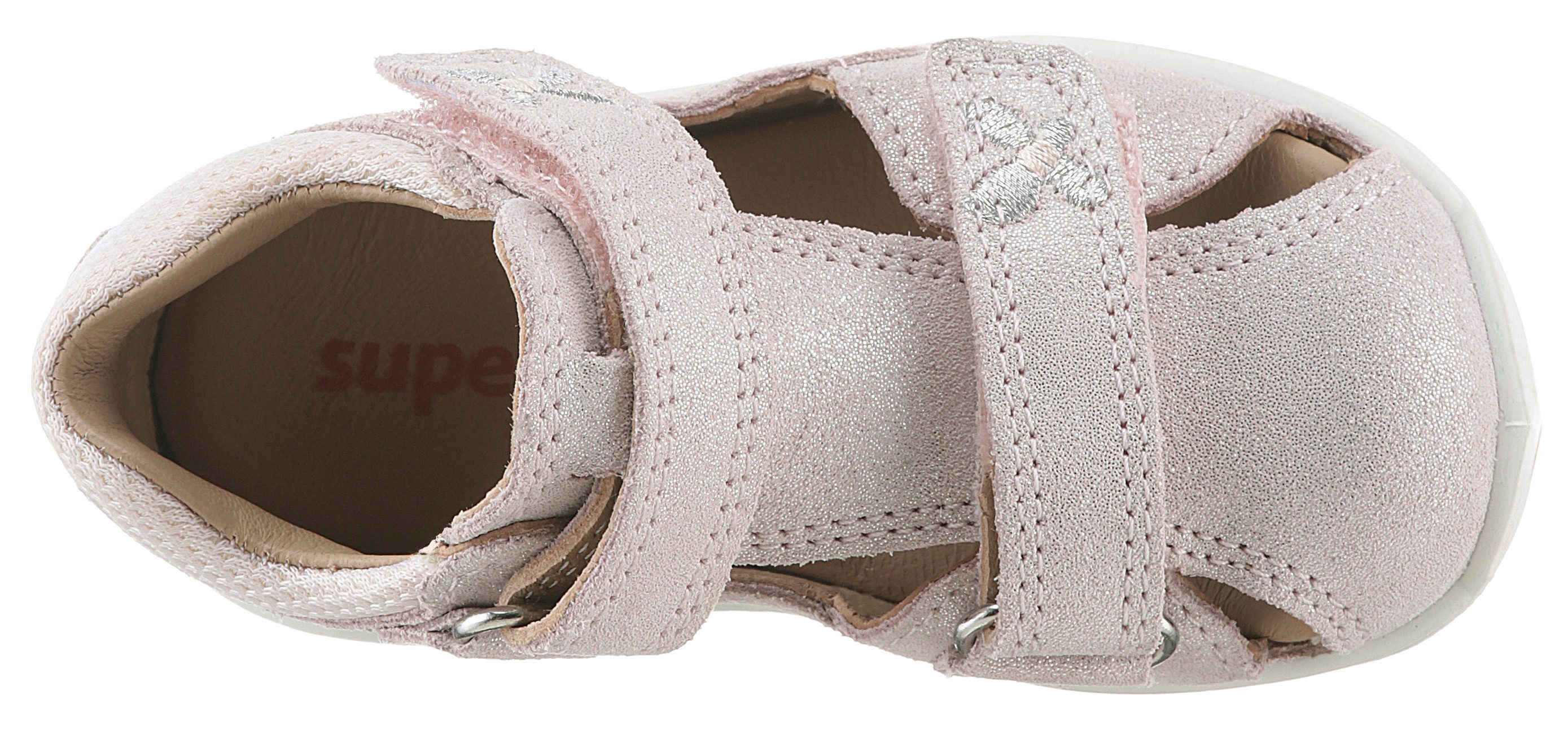 Superfit Sandalen BUMBLEBEE WMS: middel Klittenbandsandaal met gesloten teen, maat sjabloon om te downloaden