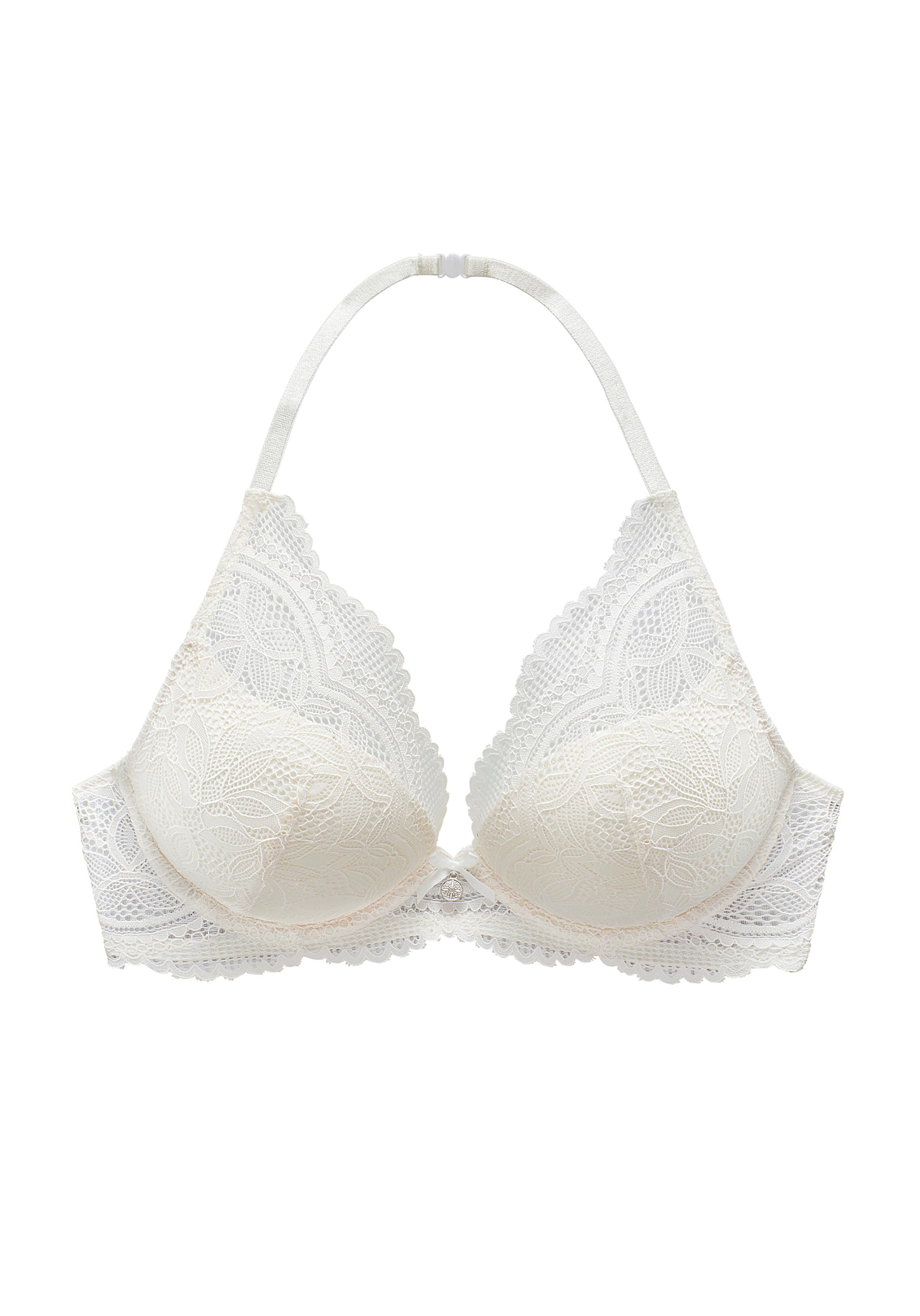 Nuance Bh met halterbandjes Vivianna met verschillende bandjes varianten, met bloemige kant, lingerie
