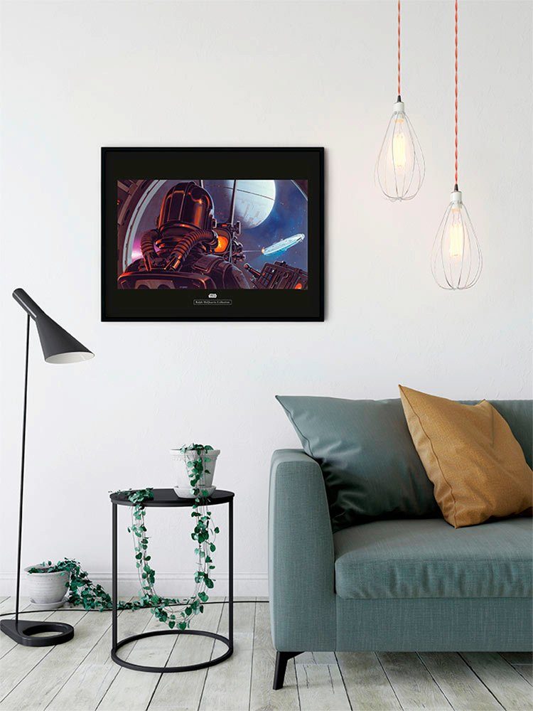 Komar Wanddecoratie Star Wars Classic RMQ TIE-Fighter piloot Wanddecoratie voor de kinderkamer - zonder lijst (1 stuk)